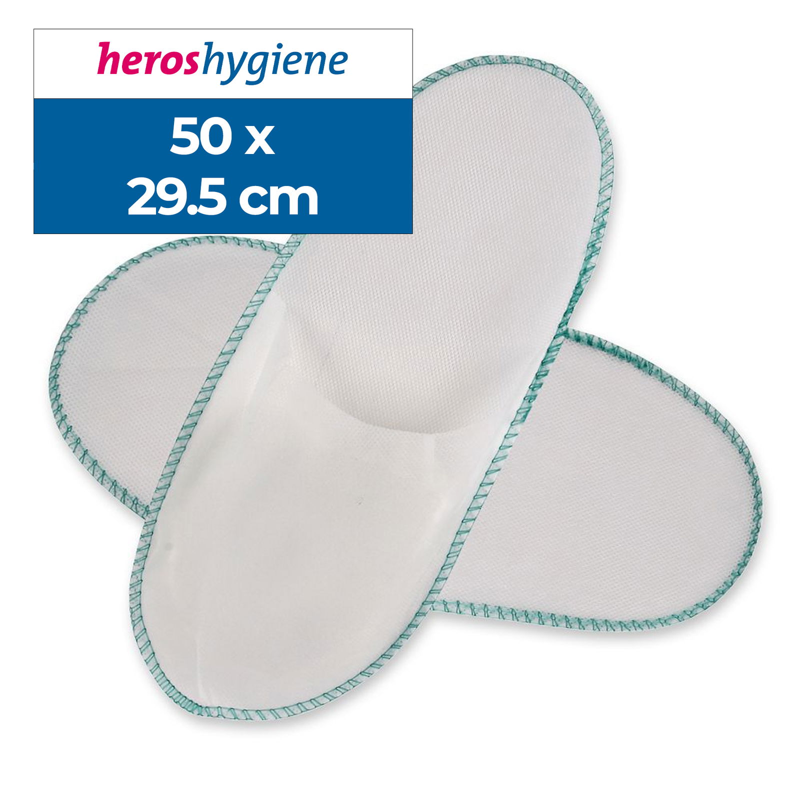 Ciabatte da hotel in tessuto non tessuto PP chiuse 29,5 cm