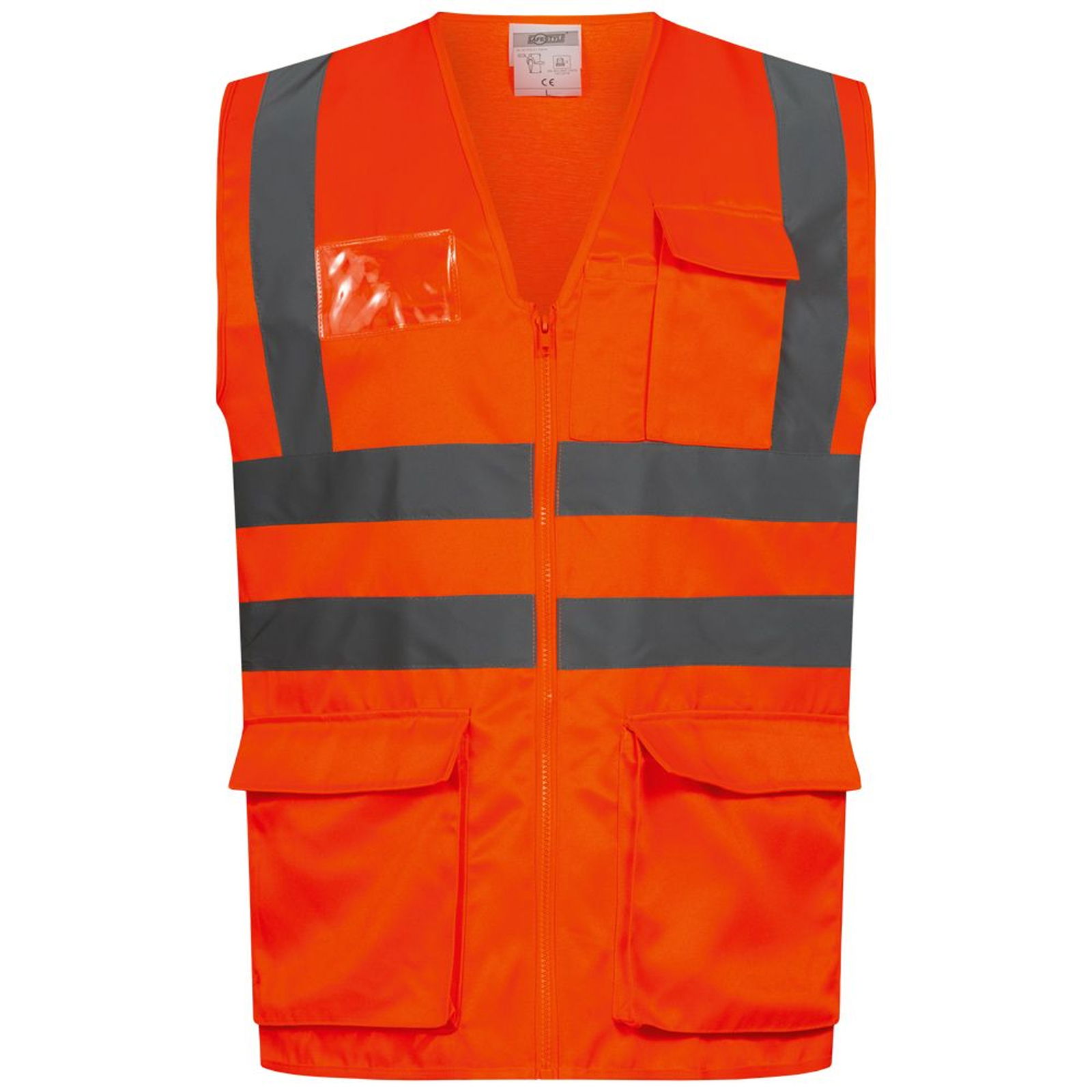 Warnschutzweste orange mit Reissverschluss Safestyle Ansgar 23516