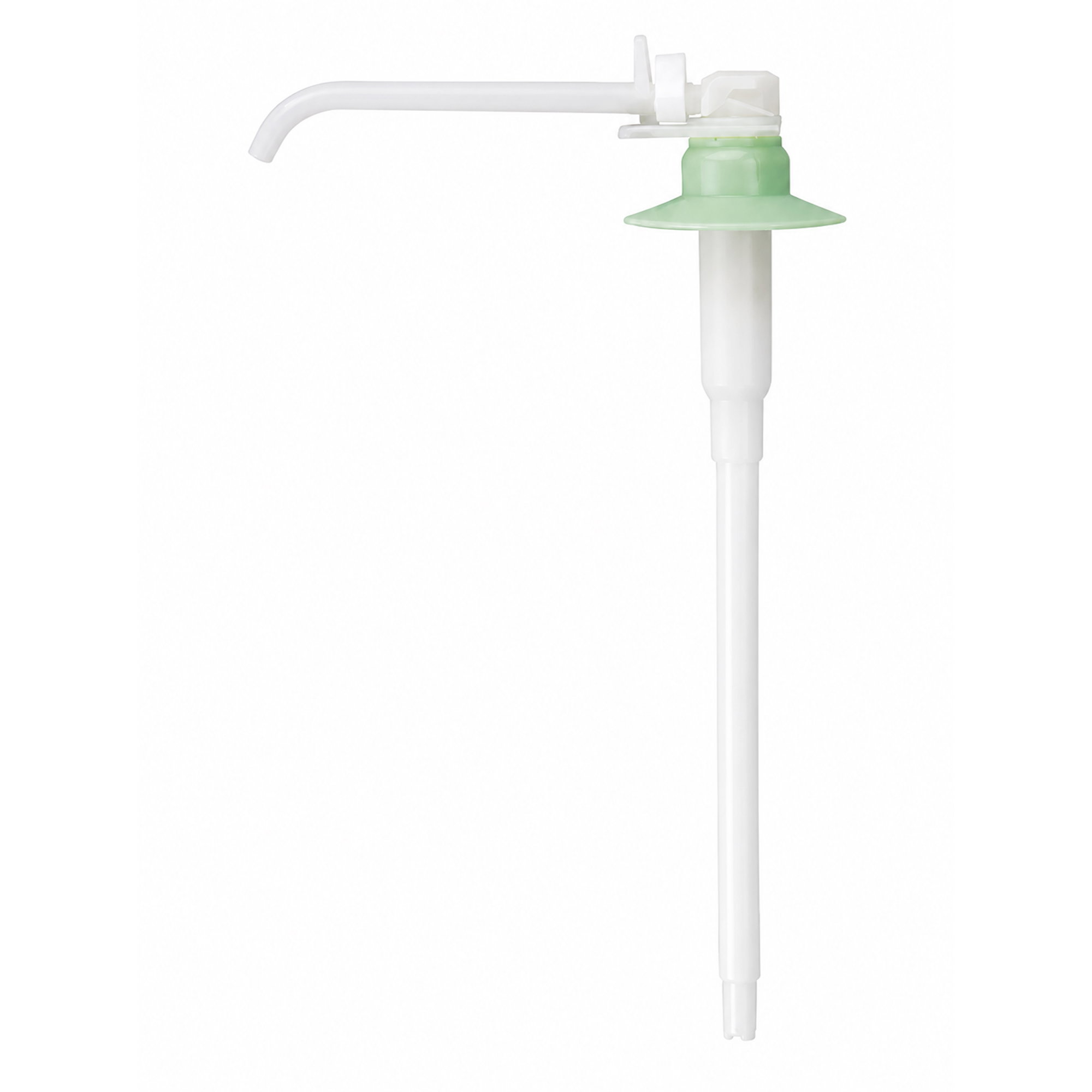 Plastic pump with spray effect