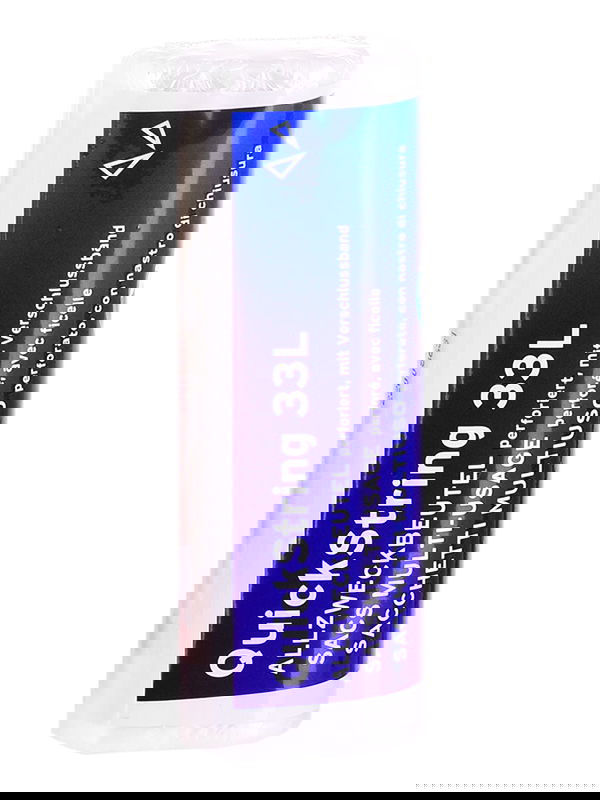 Abfallsäcke transparent mit Verschlussband