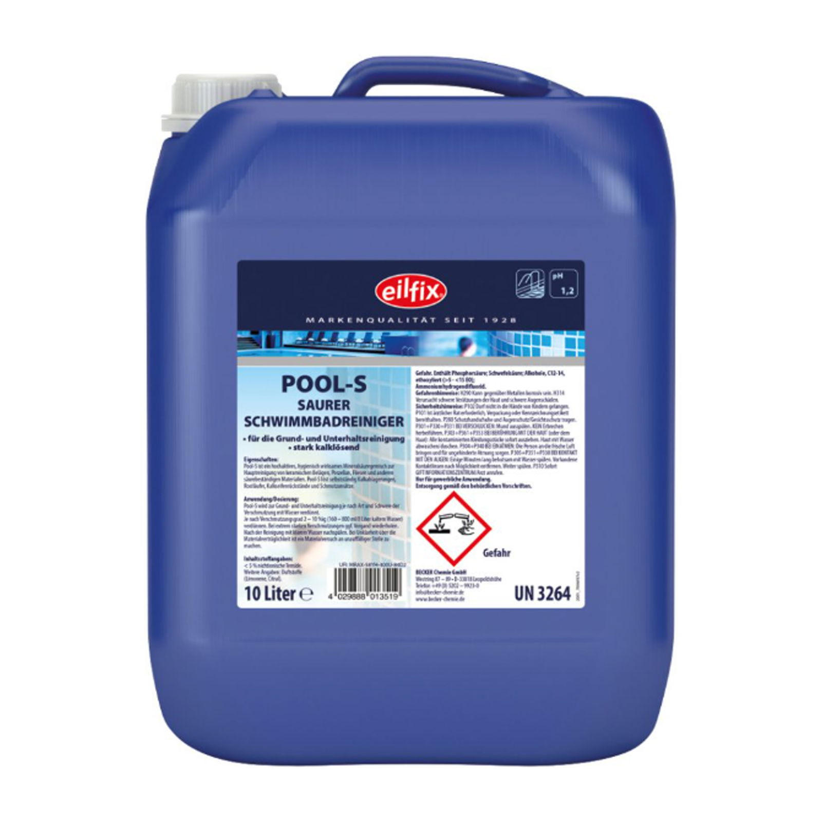 Becker Chemie 100143-012-000 Pool-S Schwimmbadreiniger