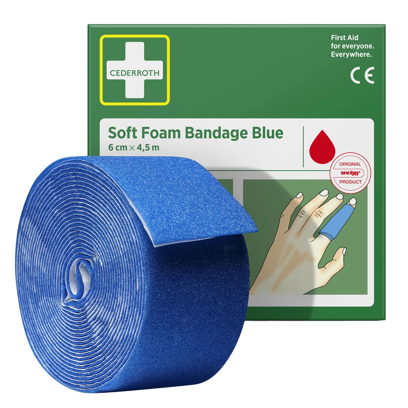 Benda in schiuma Cederroth 6 cm x 4,5 m