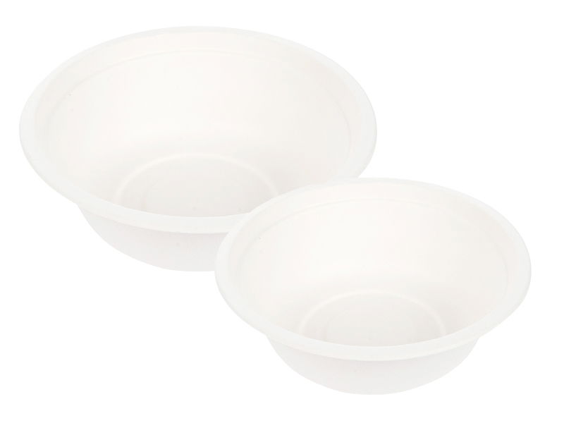 Zuckerrohr Schale rund