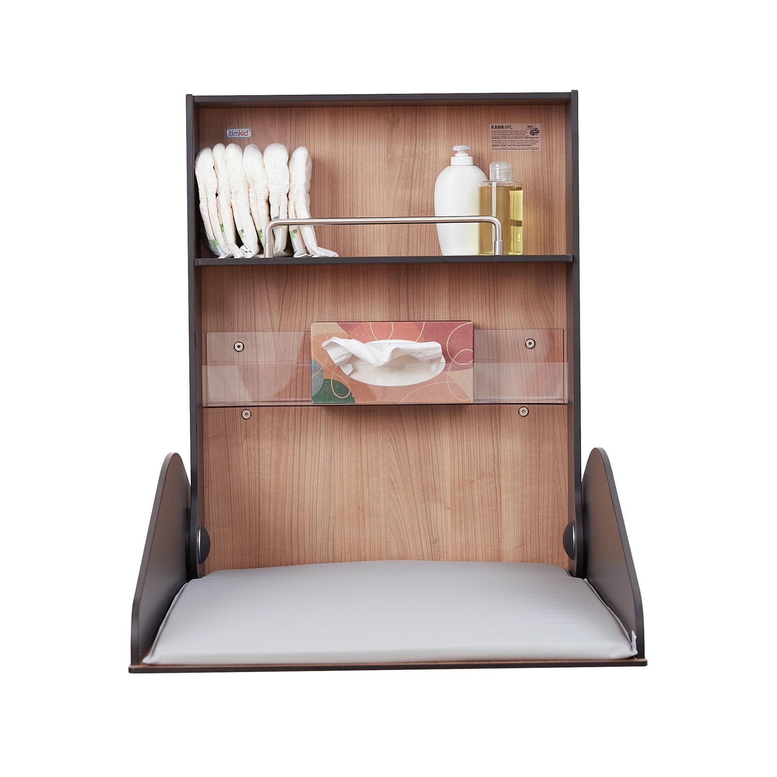 timkid TKS8002 KAWAHPL Wickeltisch Deluxe anthrazit Front