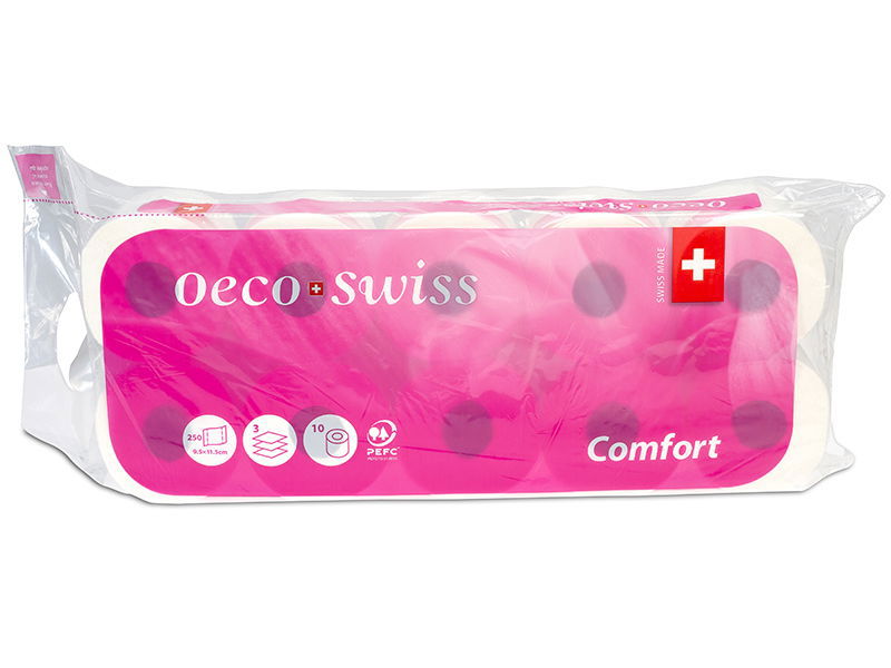 Toilettenpapier Oeco Swiss Comfort 3-lagig