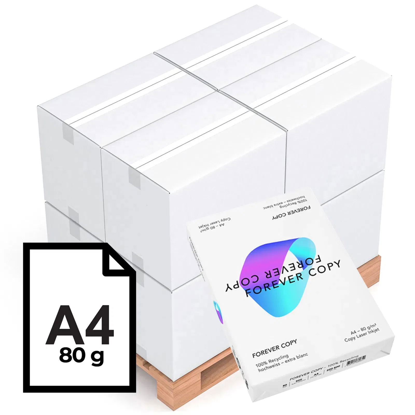 Copy paper Forever Copy | A4 | 80 g | quarter pallet