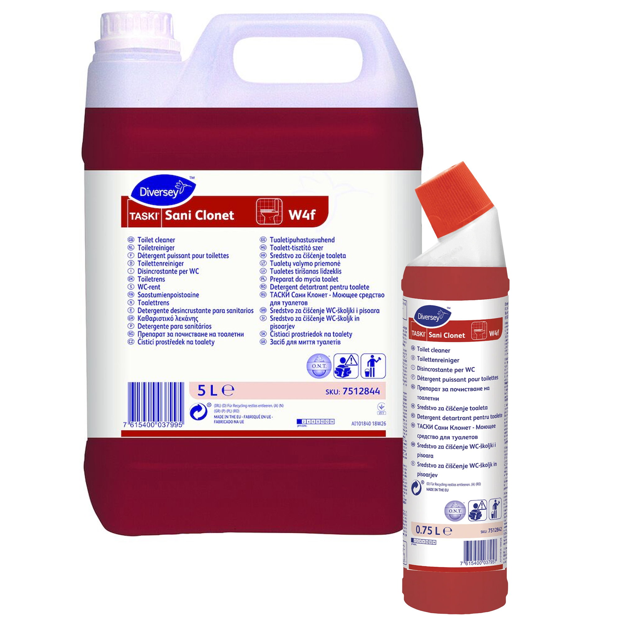 Toilettenreiniger | Diversey TASKI Sani Clonet W4f