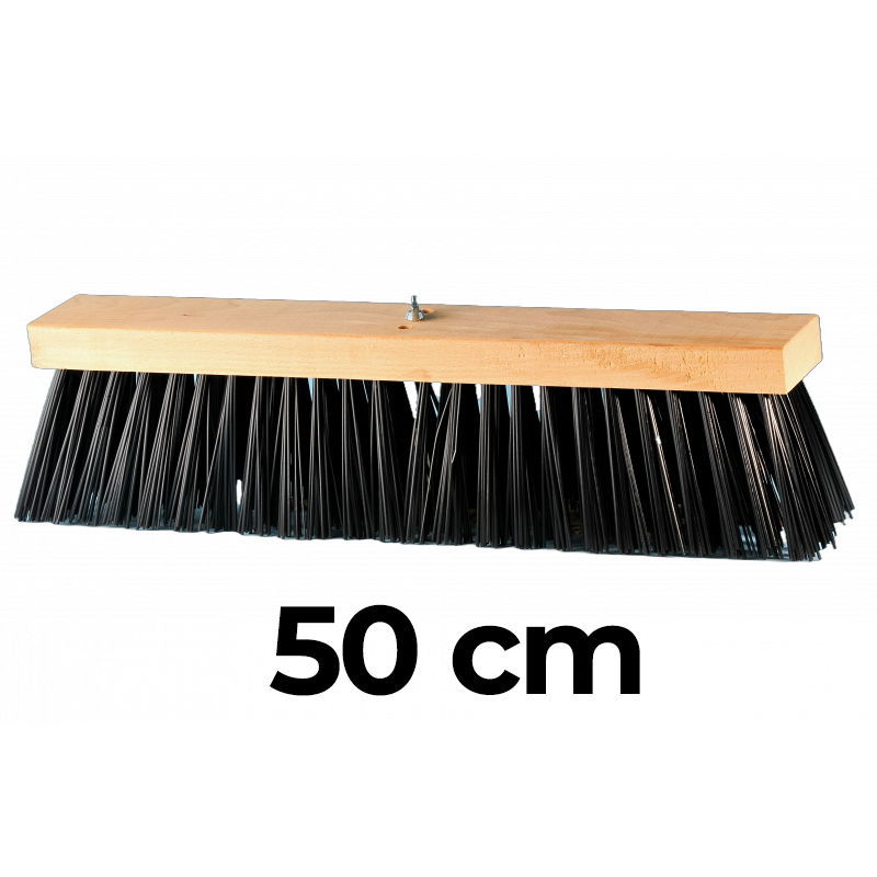Plastic street broom 50 cm