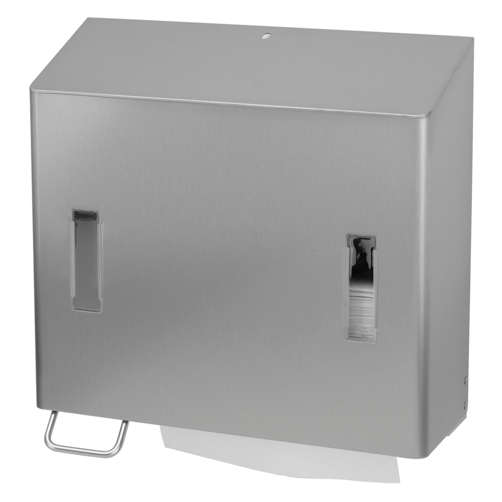 SanTRAL 1419947 Seifen- und Papierhandtuchspender Edelstahl