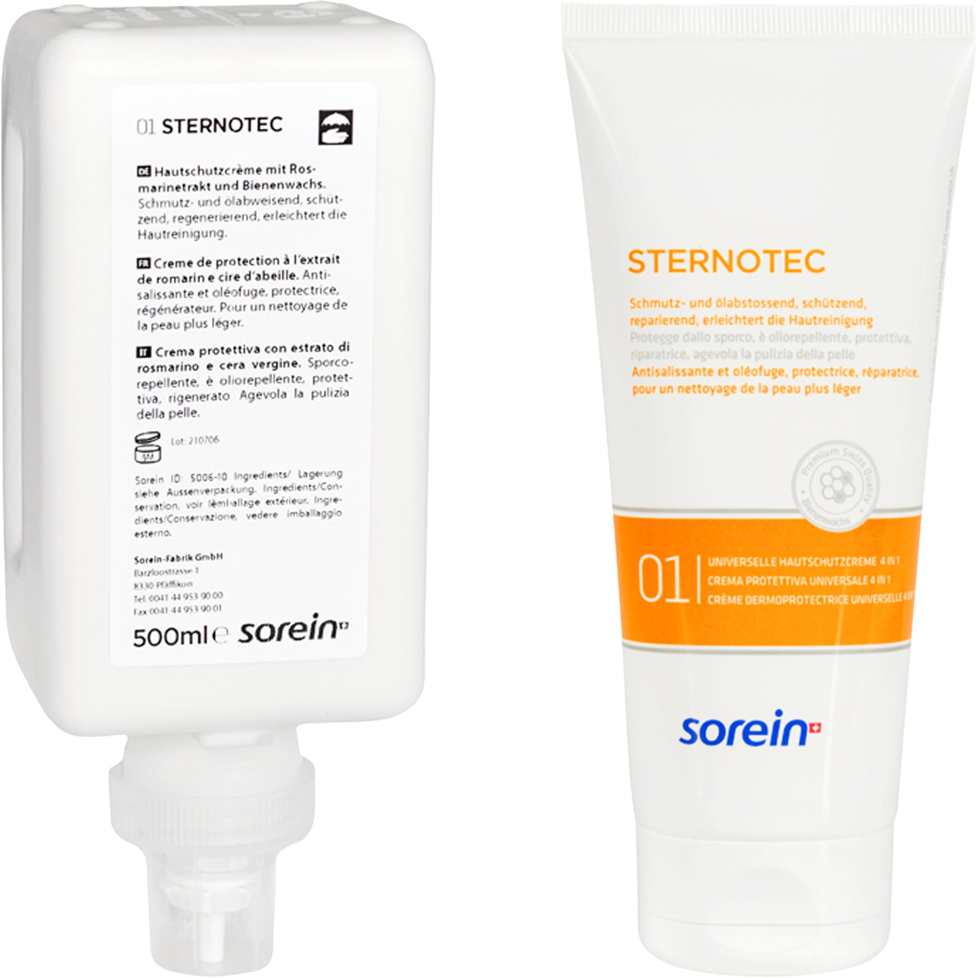 Hautschutzcreme | sorein Sternotec