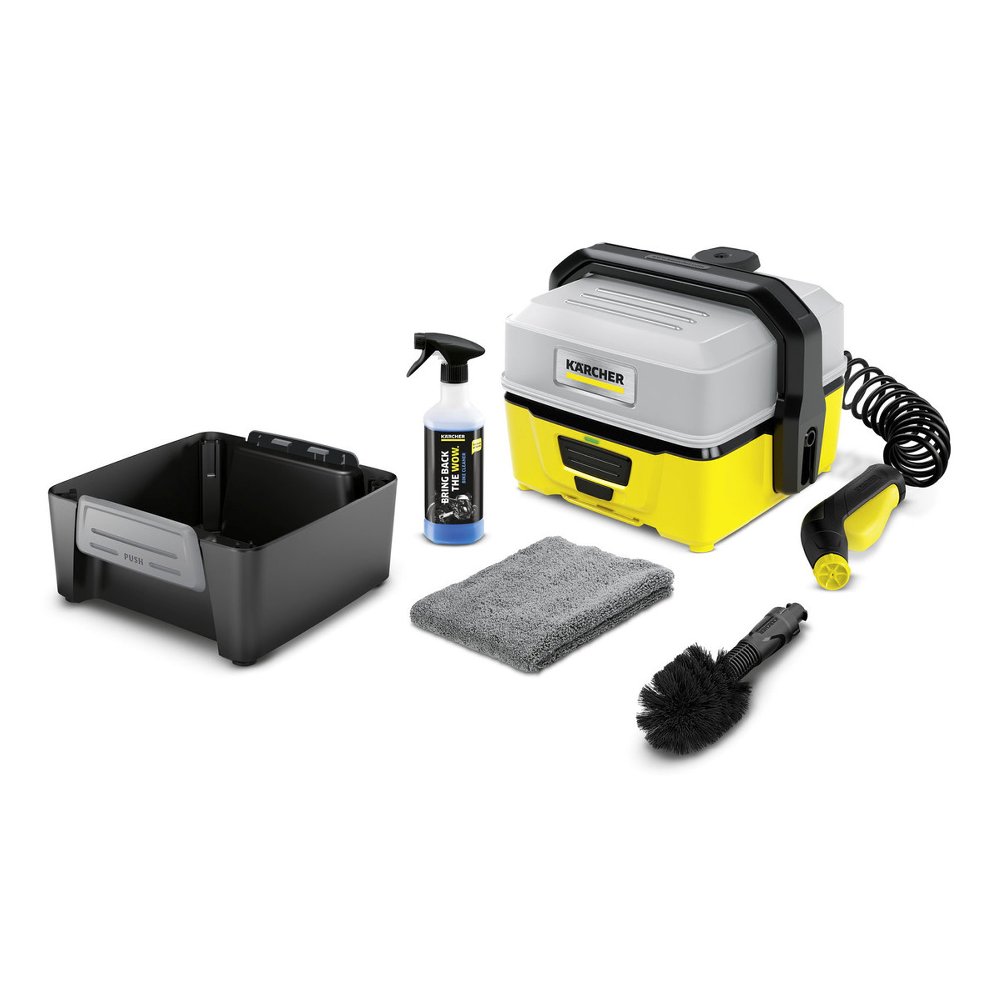 Mobile Outdoor Cleaner | Kärcher OC 3 + Bike