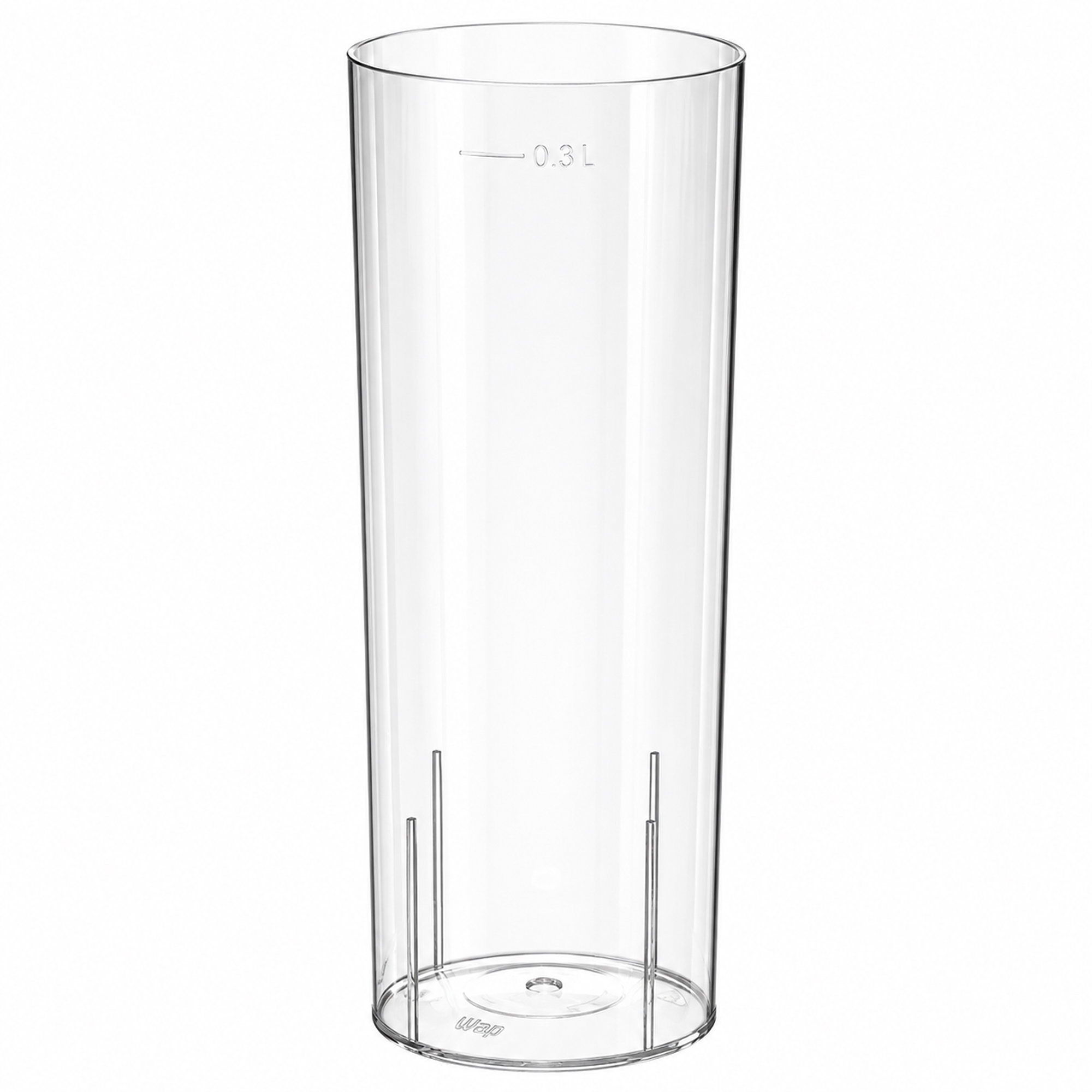 Einwegbecher | 300 ml | Kunststoff | Transparent