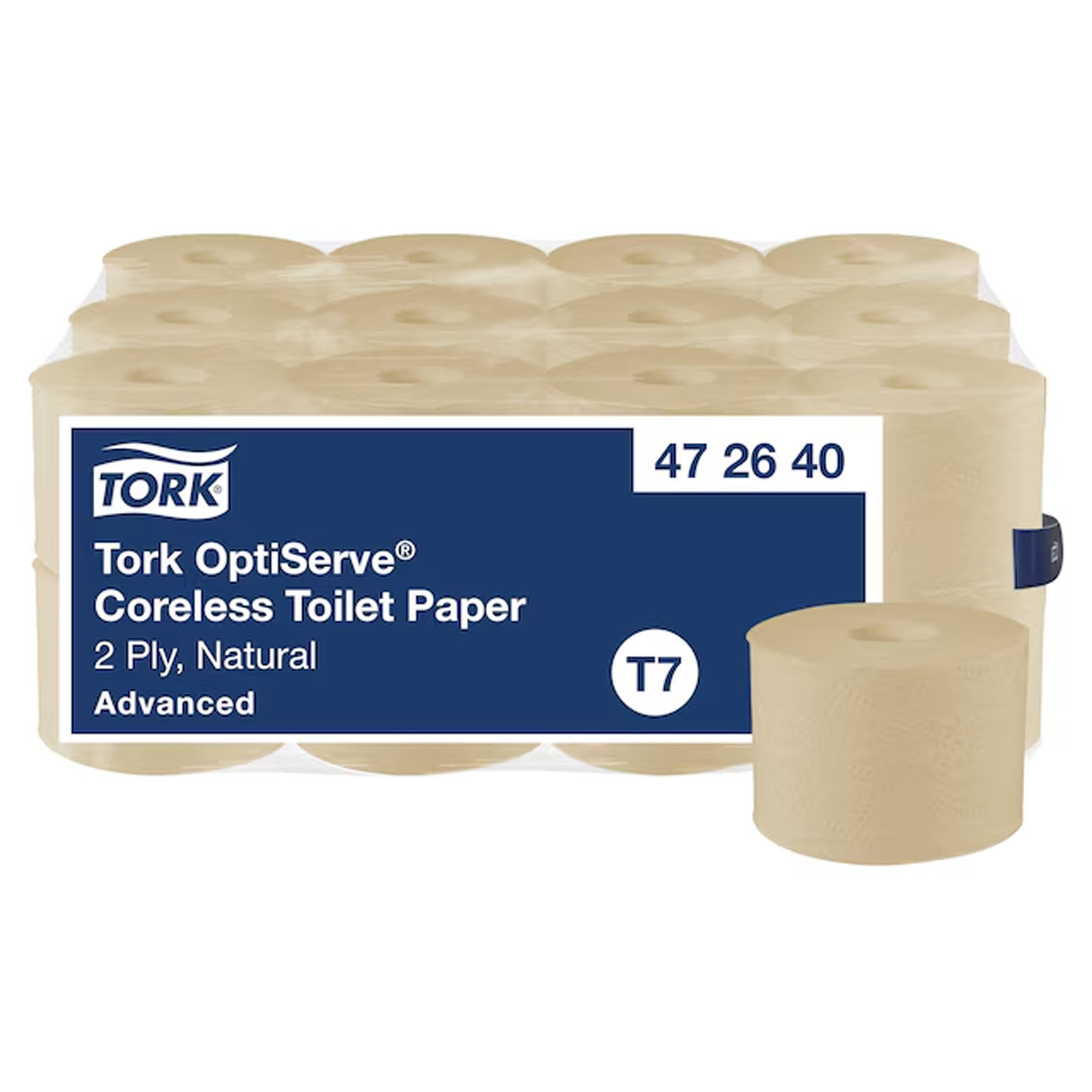 Toilettenpapier 2-lagig | Recycling | 94.3 m | Tork 472640 T7