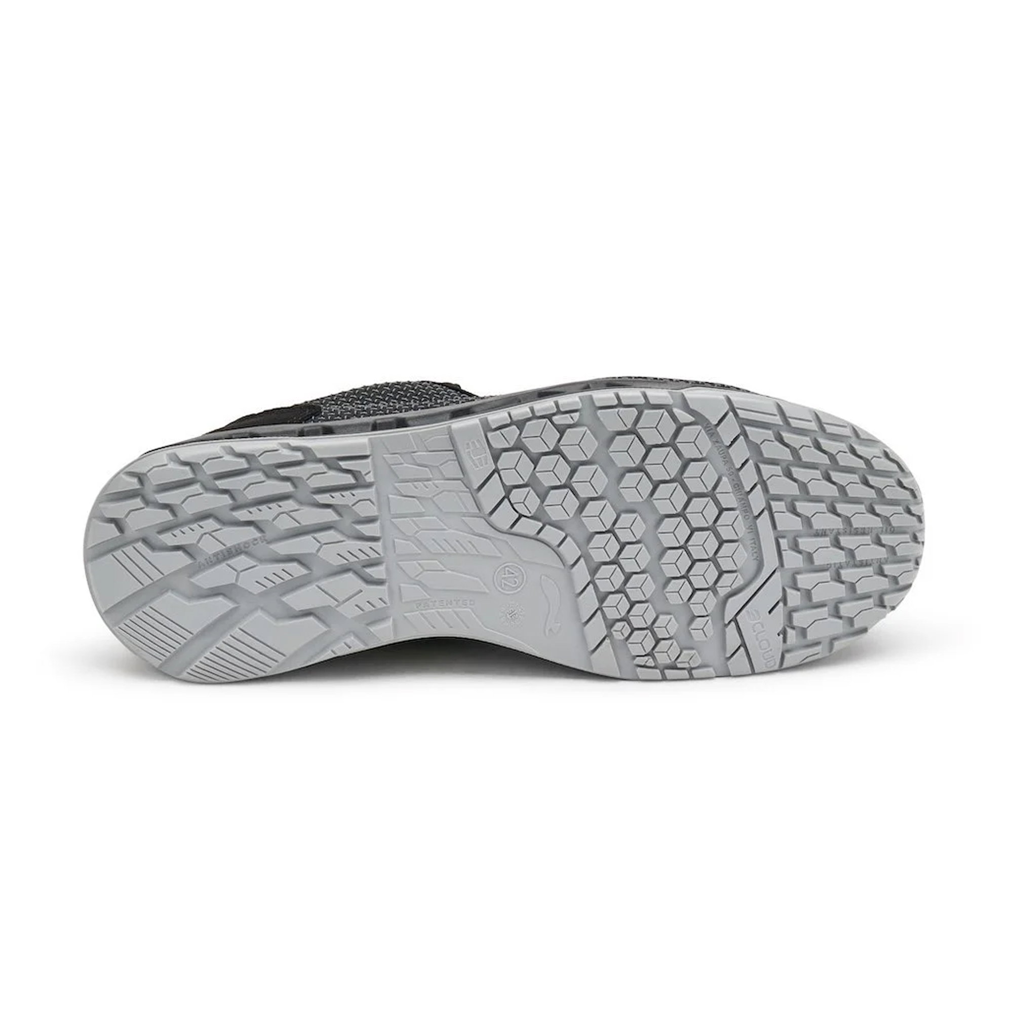 Schuhsohle, Gummisohle, Muster, Sneaker, Dunkelgrau