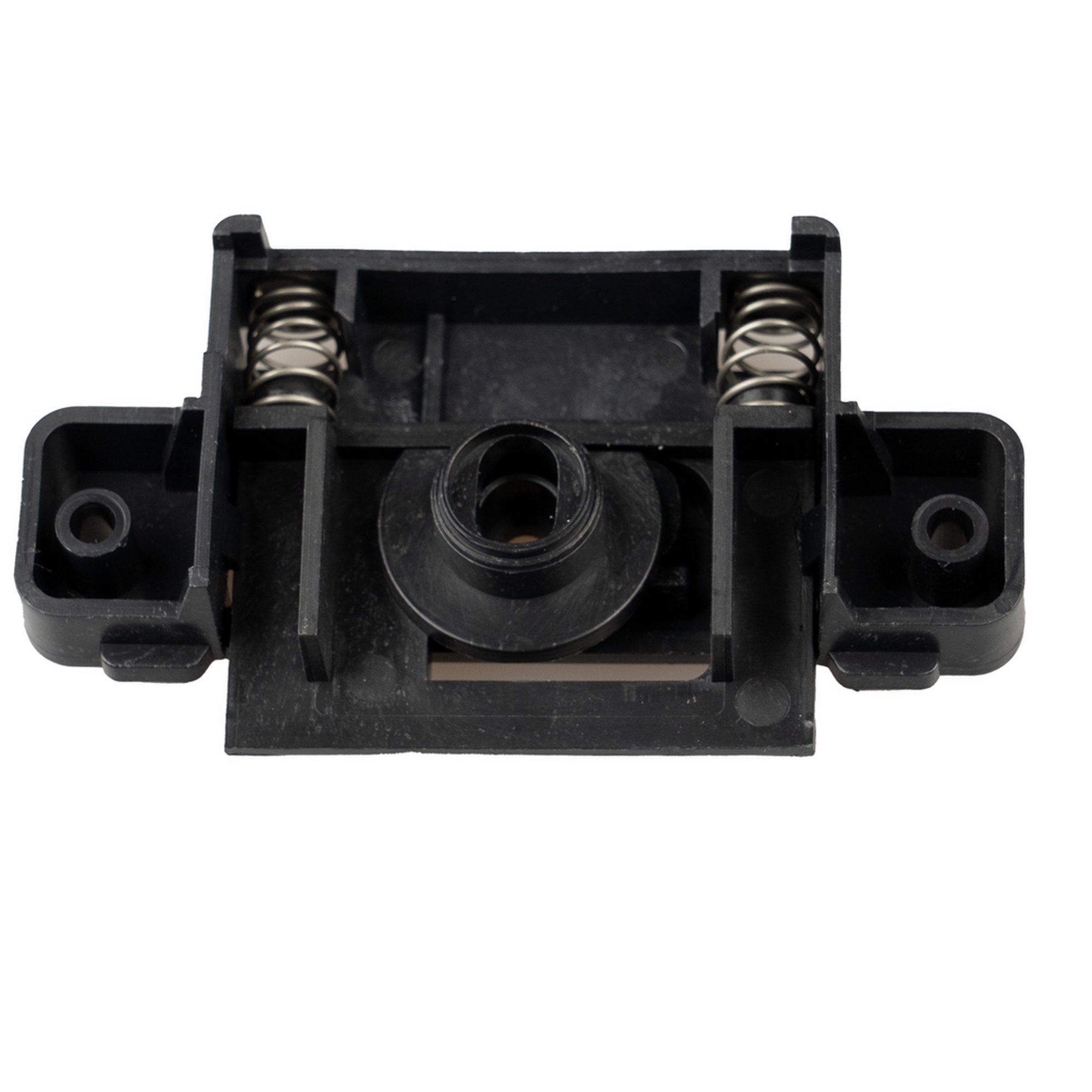 Batteriehalter, Springfeder, Kunststoffteil, Schwarz, Randführung