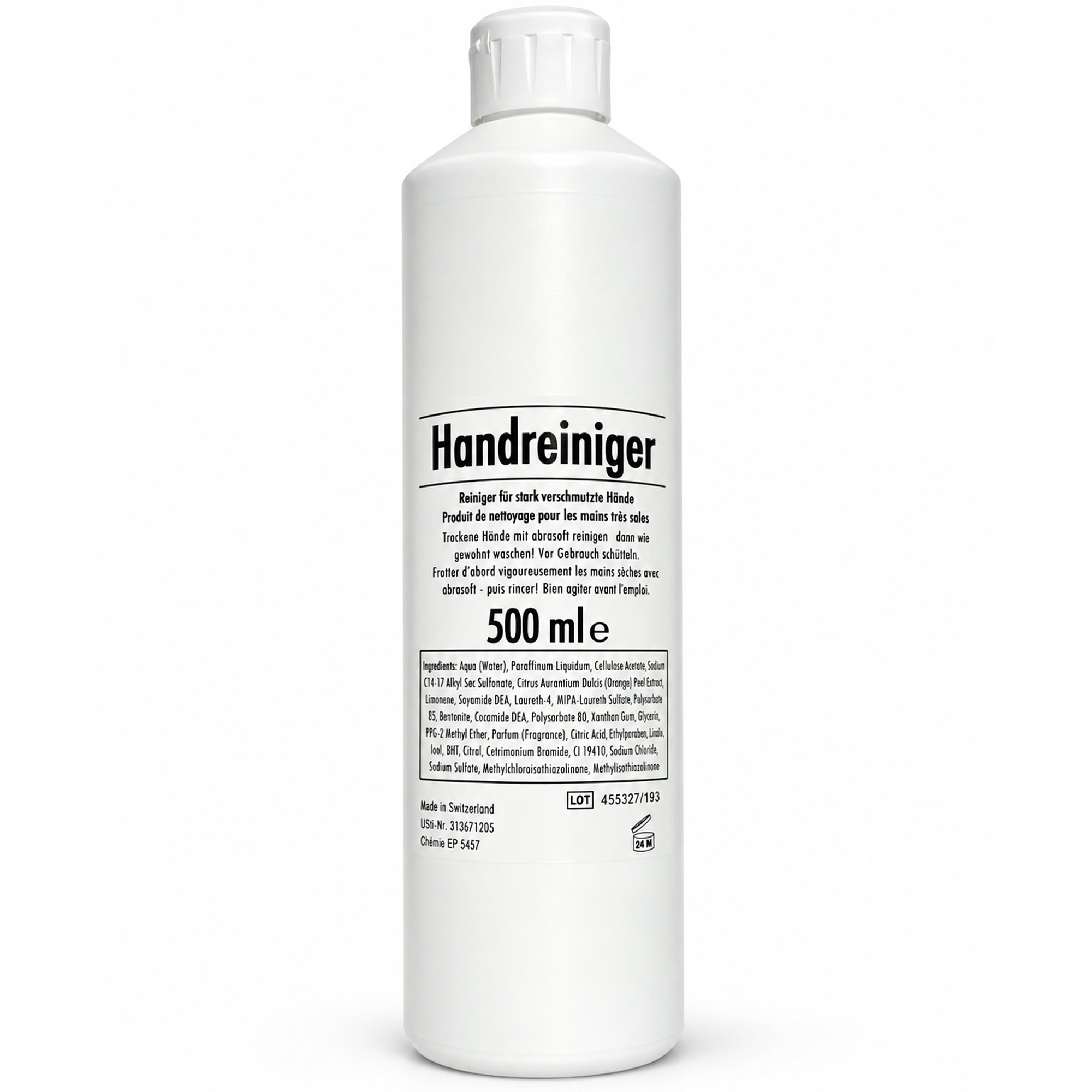 Detergente liquido per le mani | 500 ml | con cellulosa | Detergente per le mani abrasoft