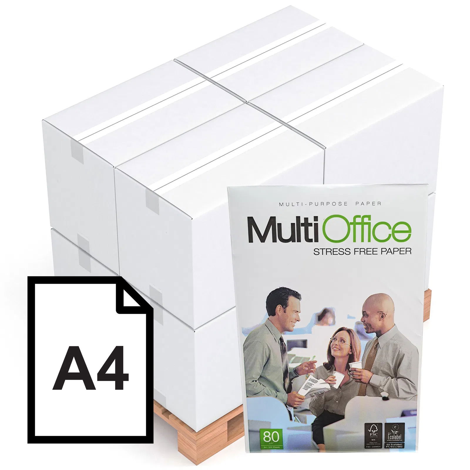 Copy paper Multi Office Stress Free | A4 | 80 g | quarter pallet