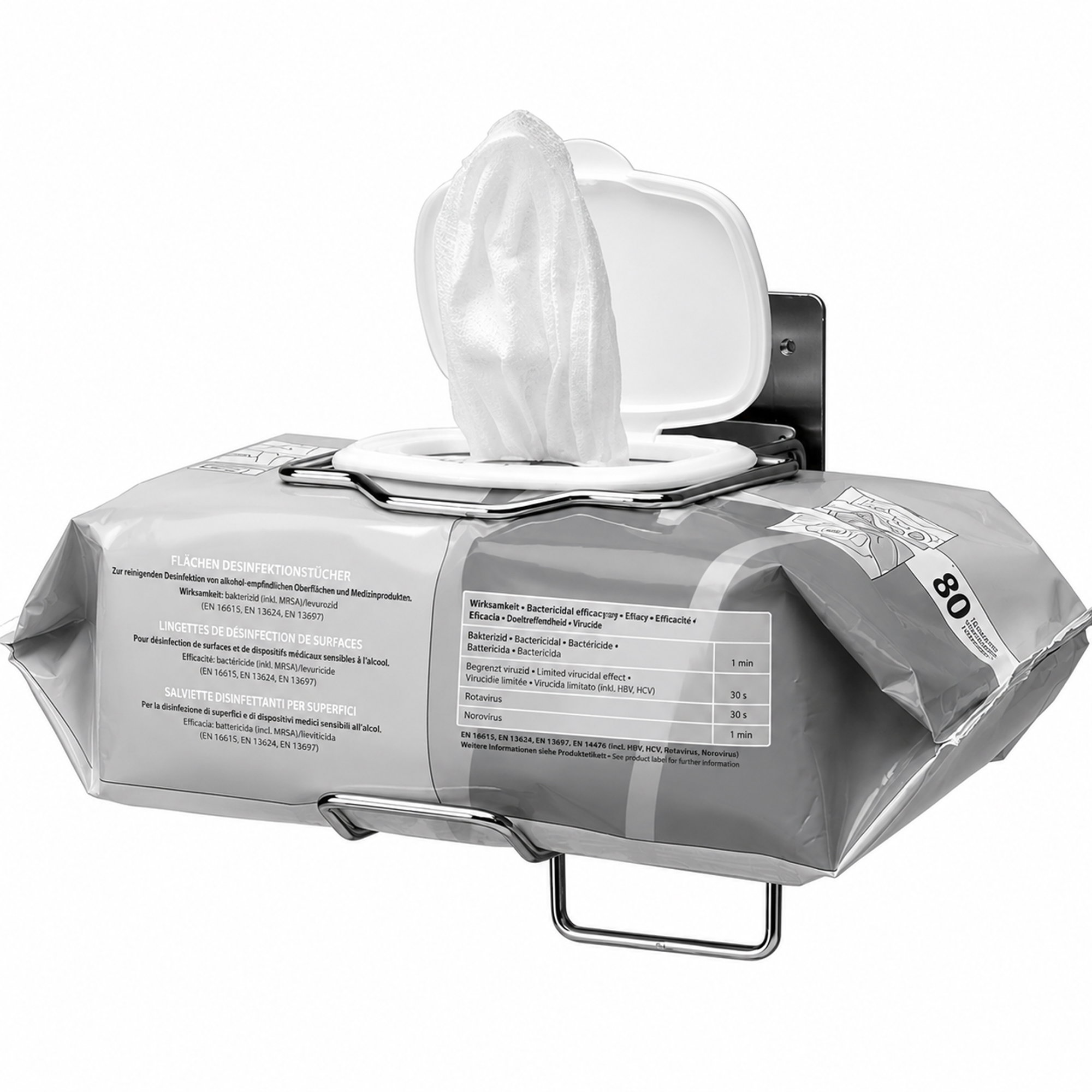 Flowpackhalter für Desinfektionstücher | ingo-man
