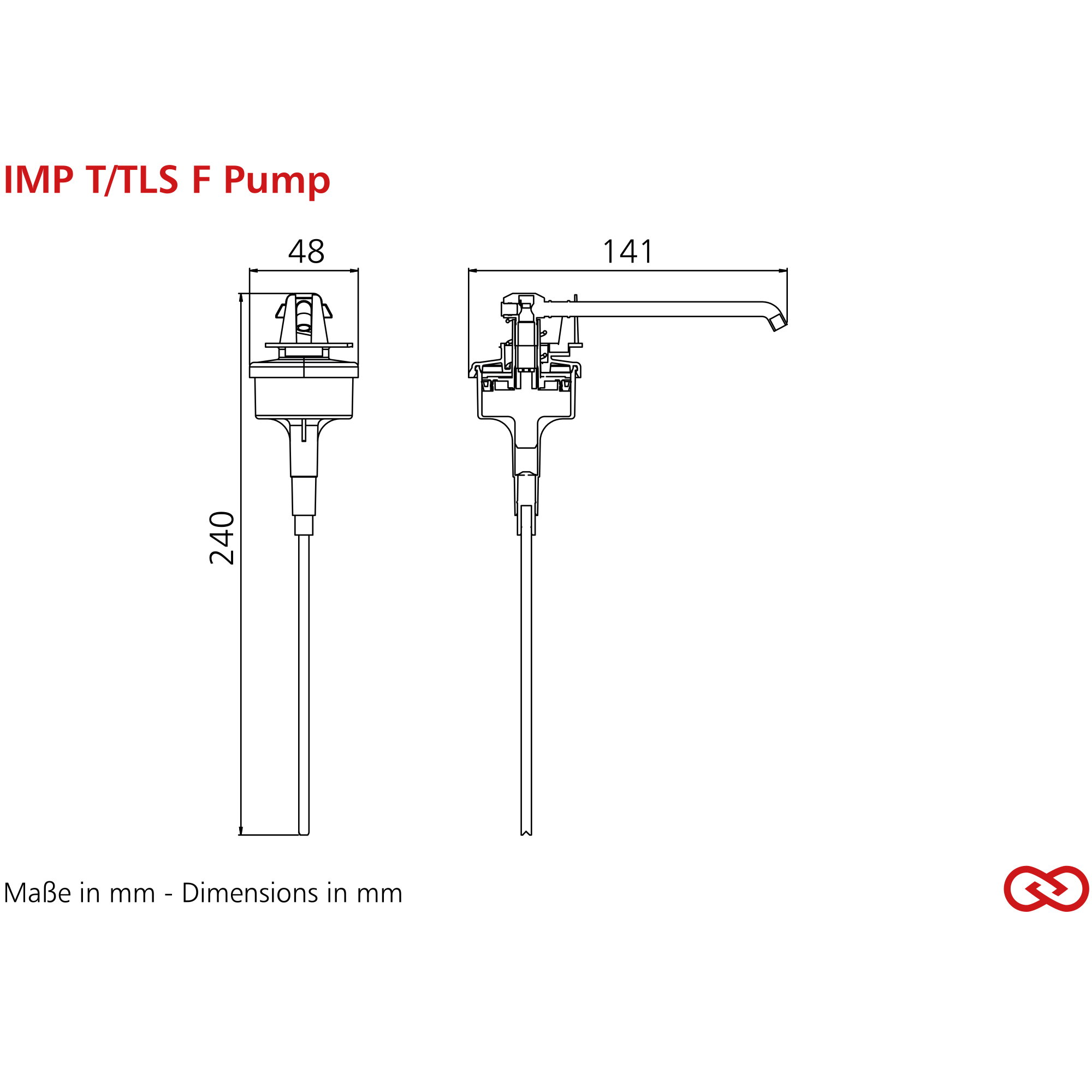Pumpe, Tauchpumpe, Absperrventil, Handpumpe, Frei installierbar