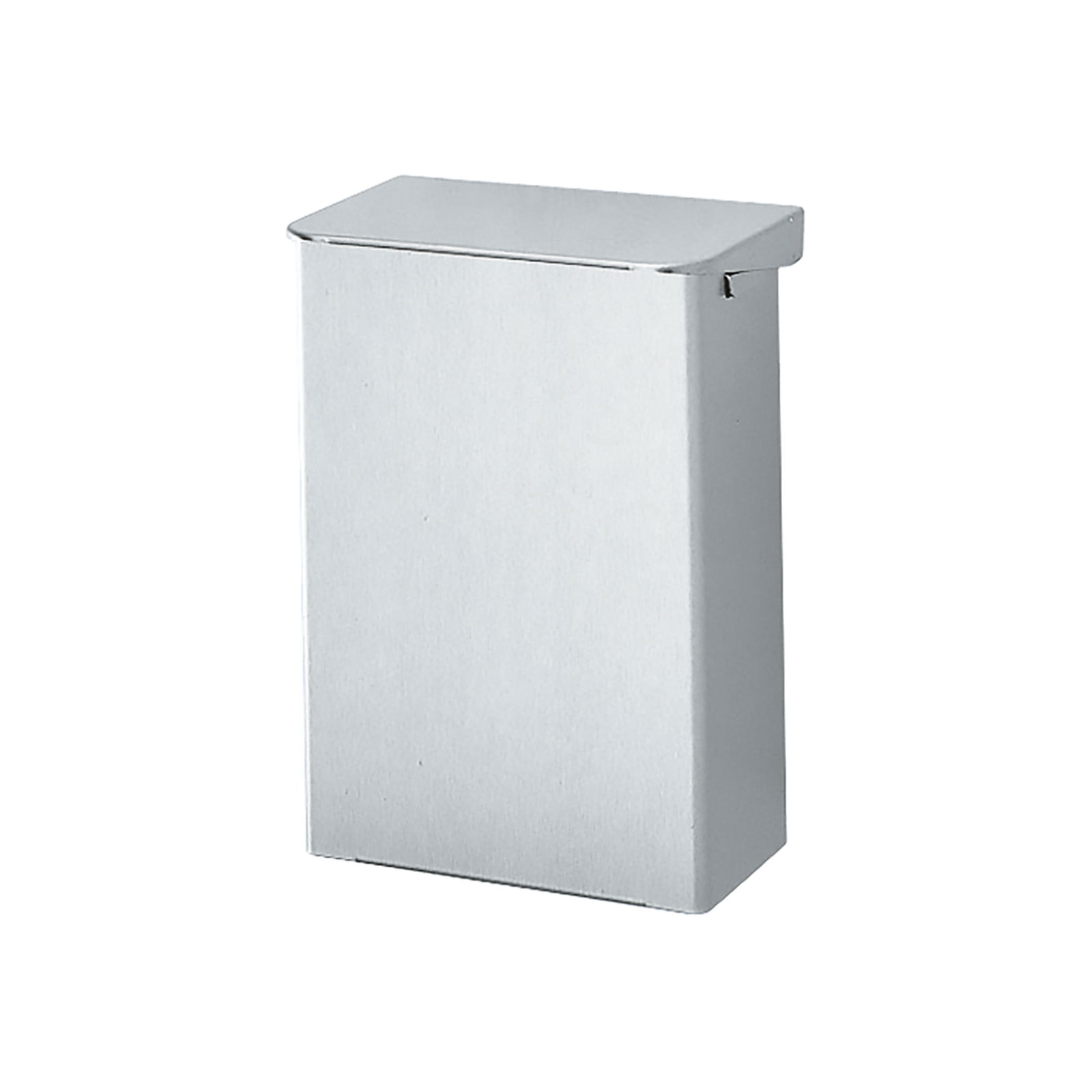 Ophardt 285100 Abfalleimer mit Klappdeckel 6 Liter Edelstahl AB 6 E