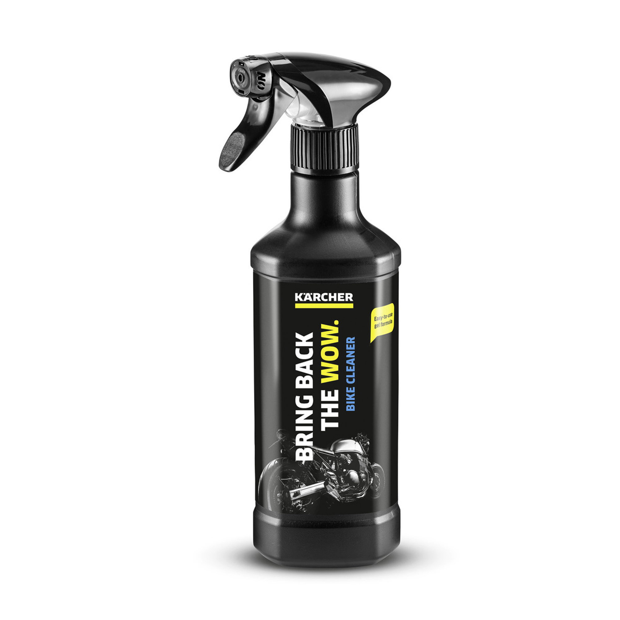 Sprühflasche, Fahrradreiniger, Kärcher, schwarze Flasche, Auslöser-Sprüher