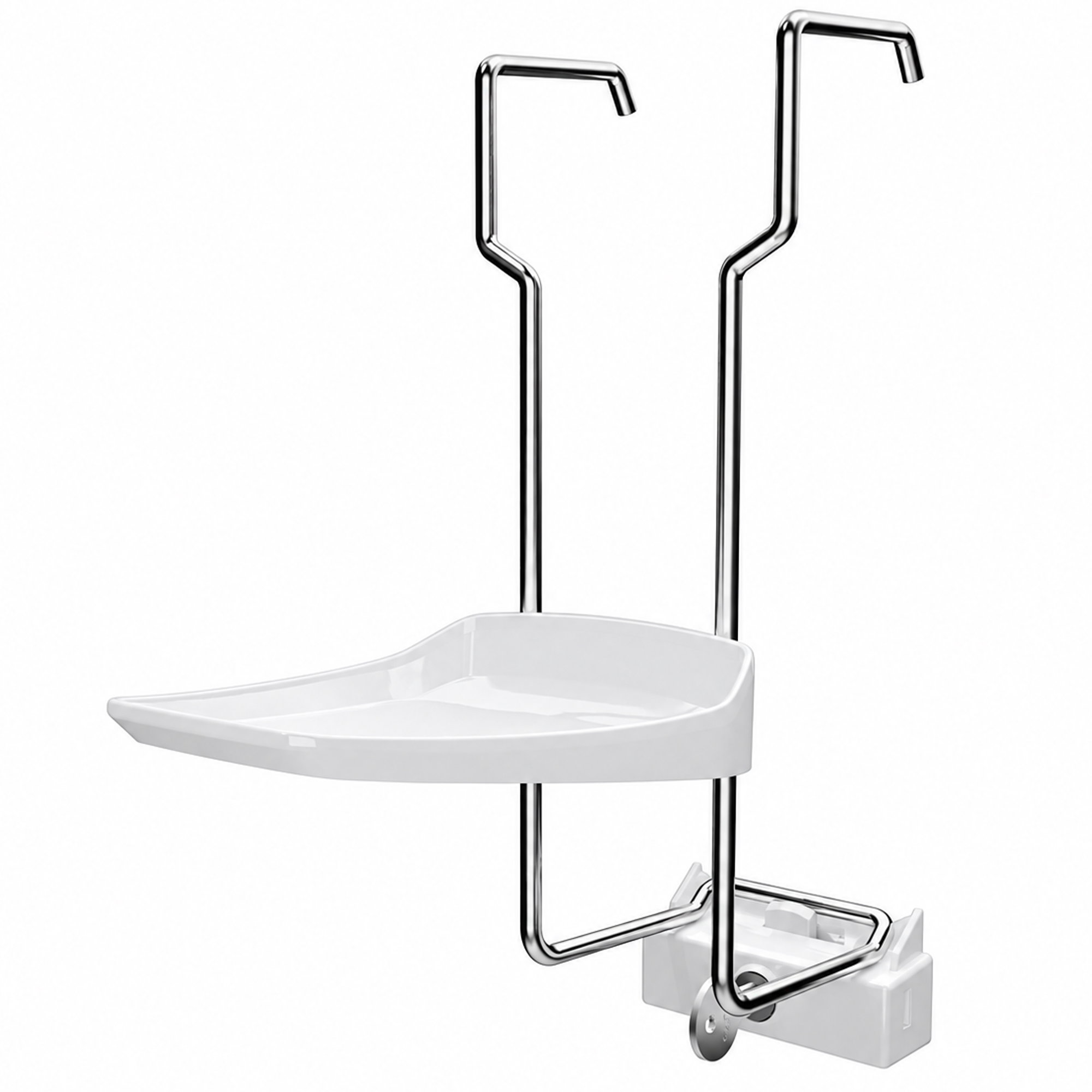 Locking system with white drip tray and lock | ingo-man plus VH T