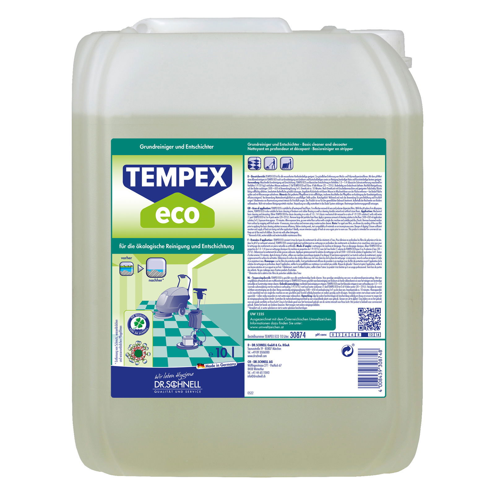 Dr. Schnell Ecological basic cleaner and decoater TEMPEX ECO