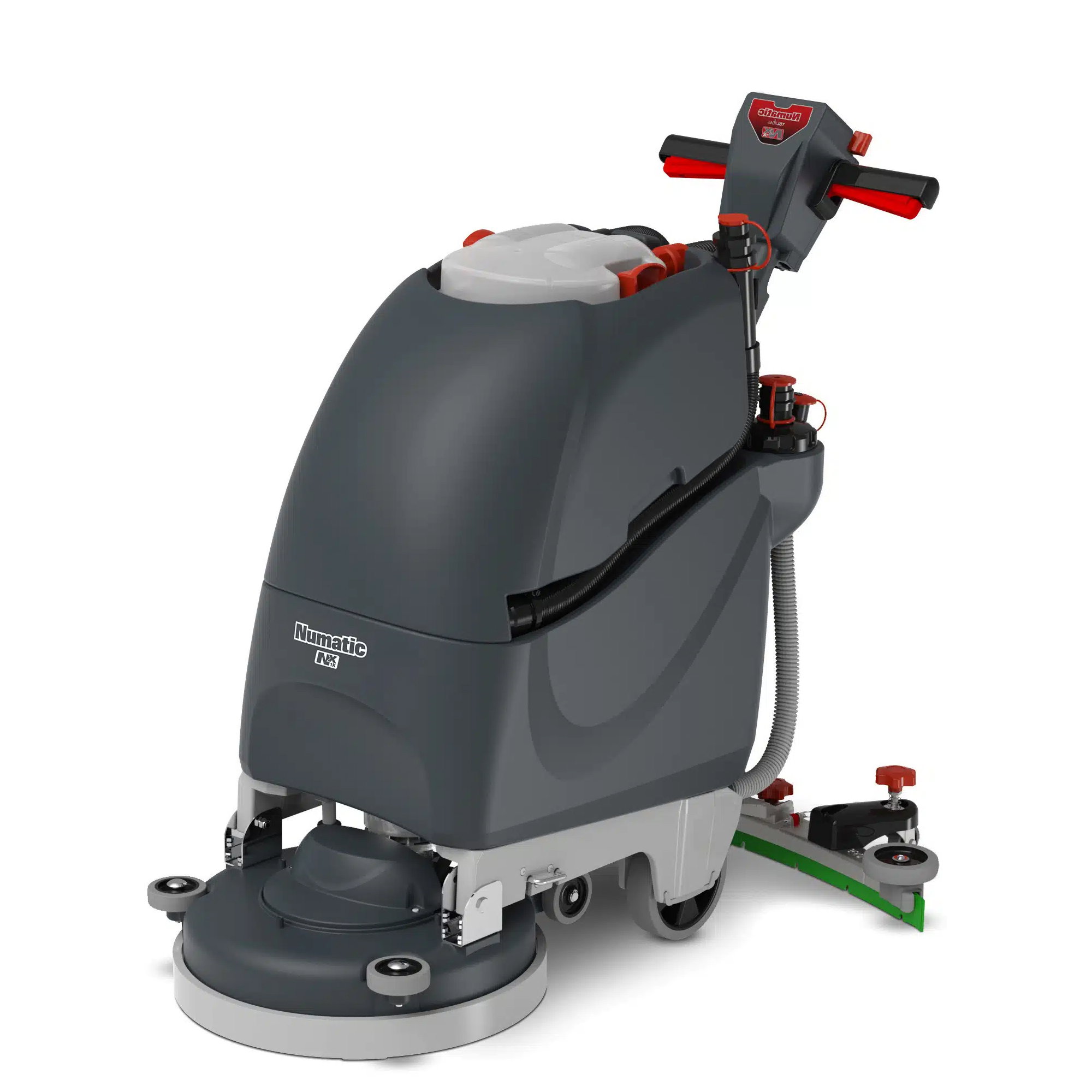 bodenreinigungsmaschine, industrielle-scrubber, auto-scrubber, grau, bediengriff