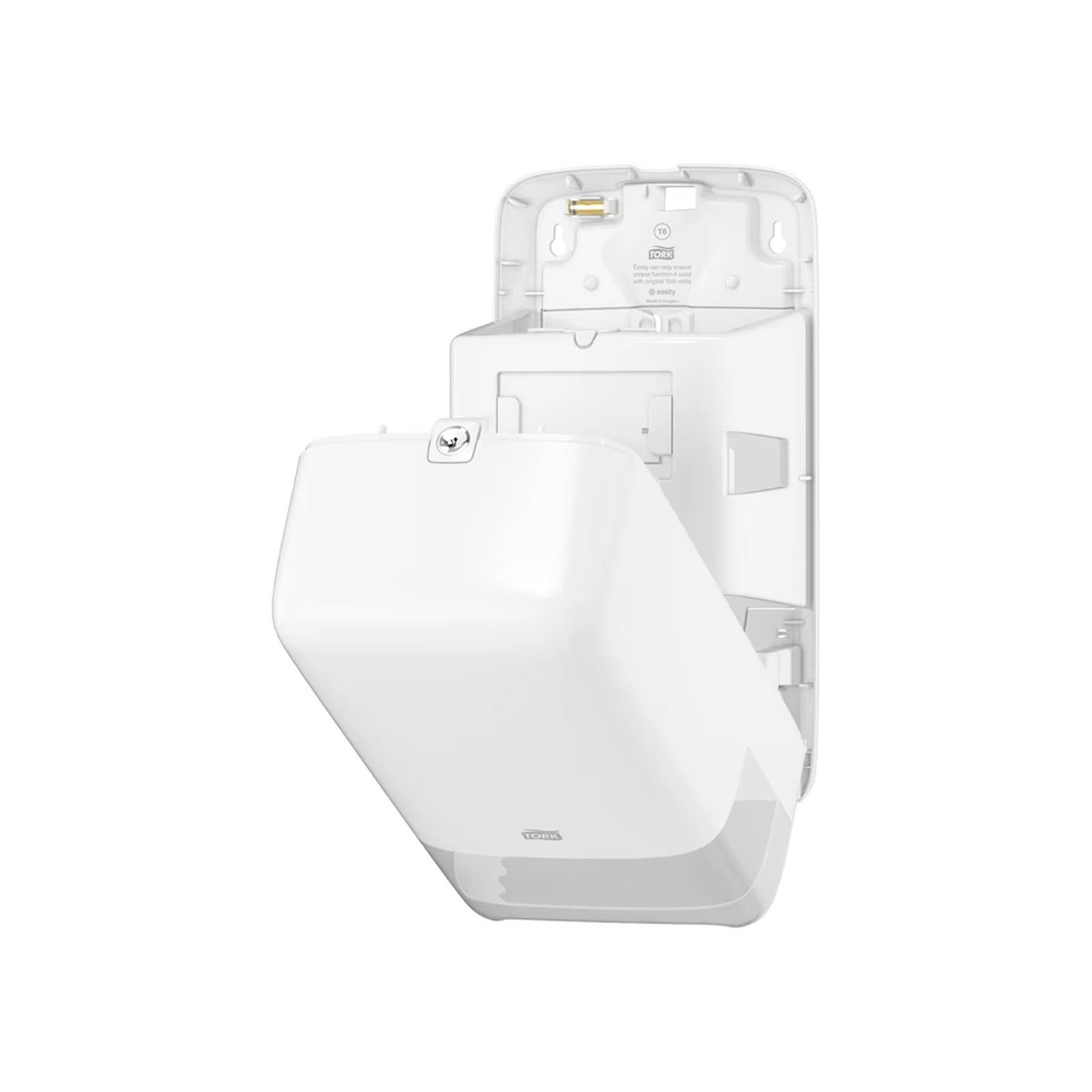 Tork 557500 Toilettenpapierspender Midi Doppelrollen weiss offen