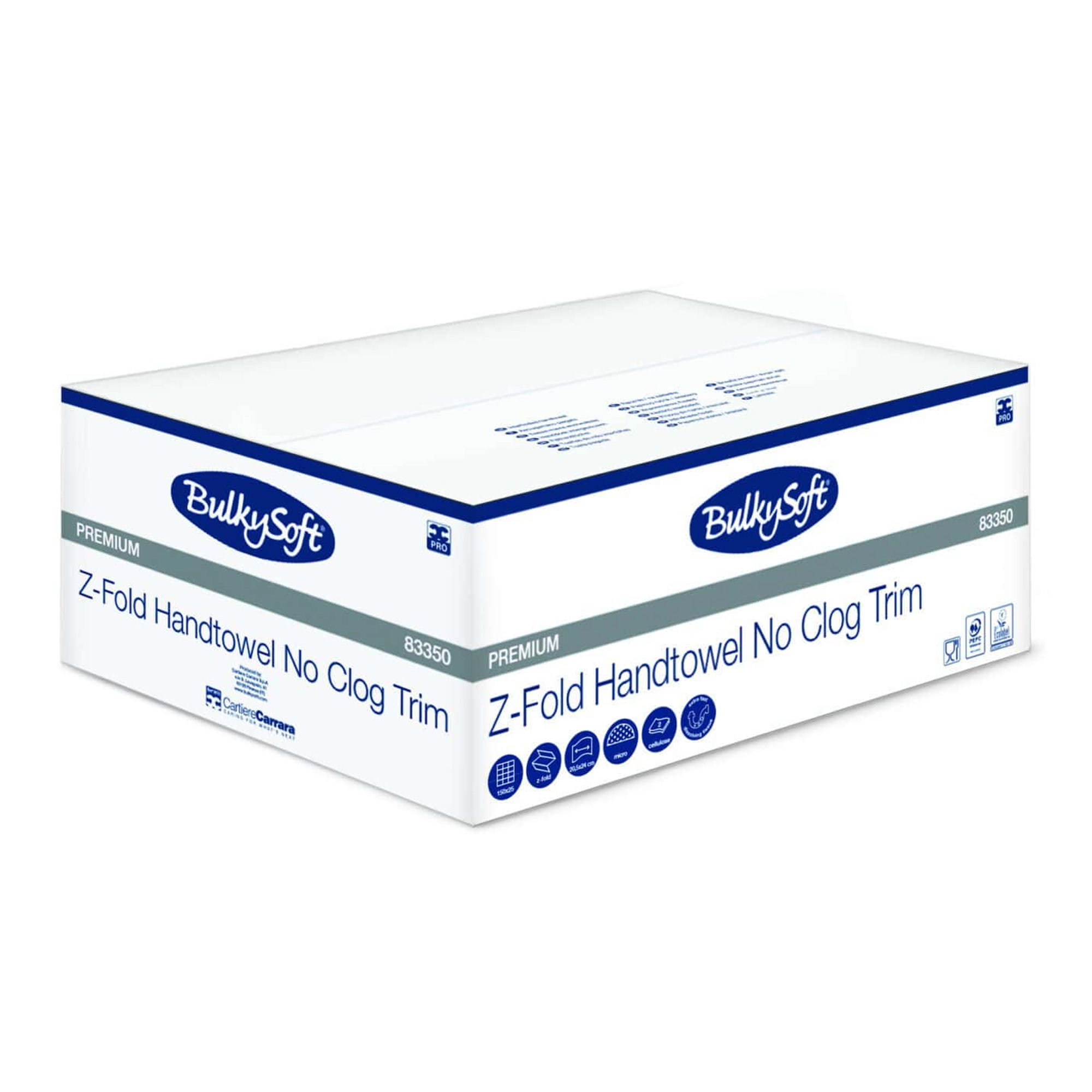 Z-Fold, Handtuch, No Clog Trim, Premium, Boxed tissue