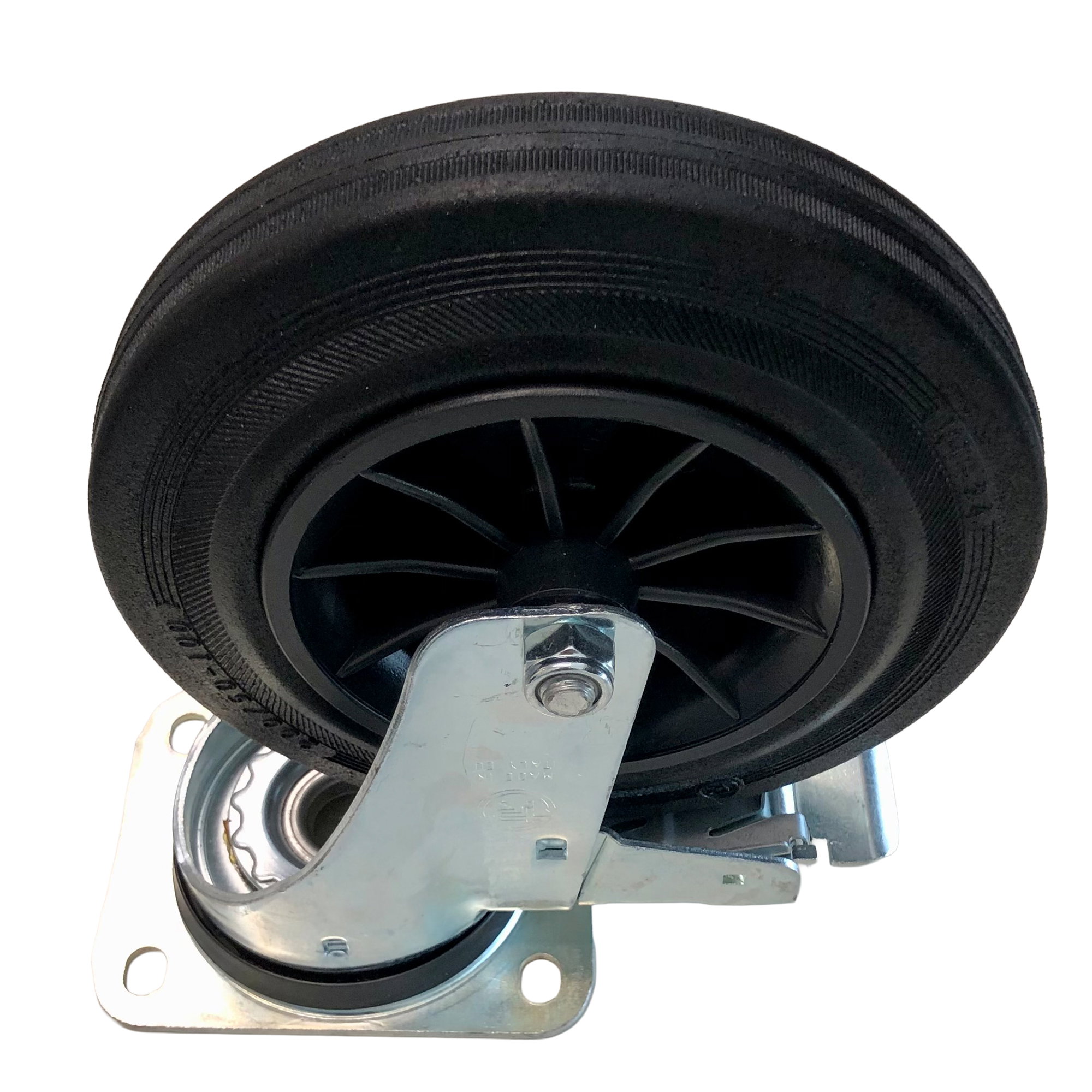 Lenkrolle mit Gehäuse | 200 mm | mit Bremse | Vercon