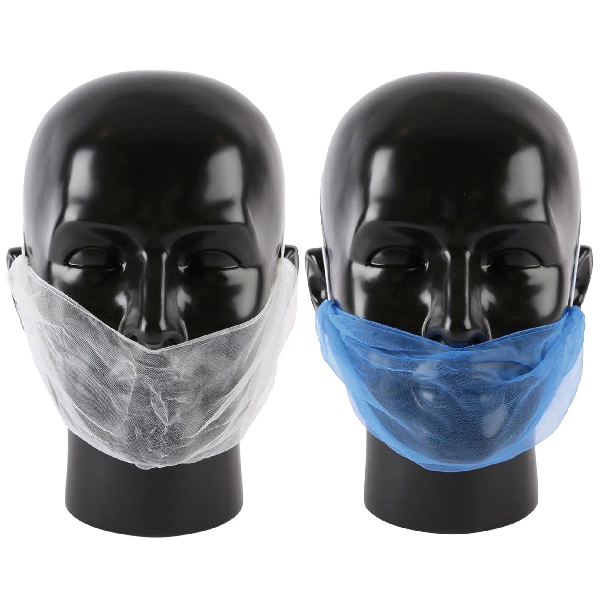 Bartschutz | mit Kopfgummi | Micromesh-Nylon | Hygostar