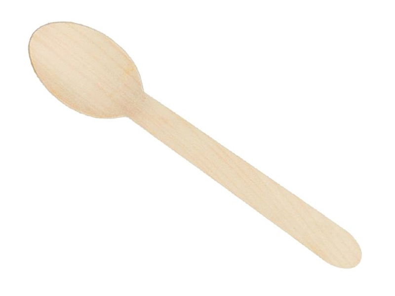 Bio Einweglöffel aus Birkenholz