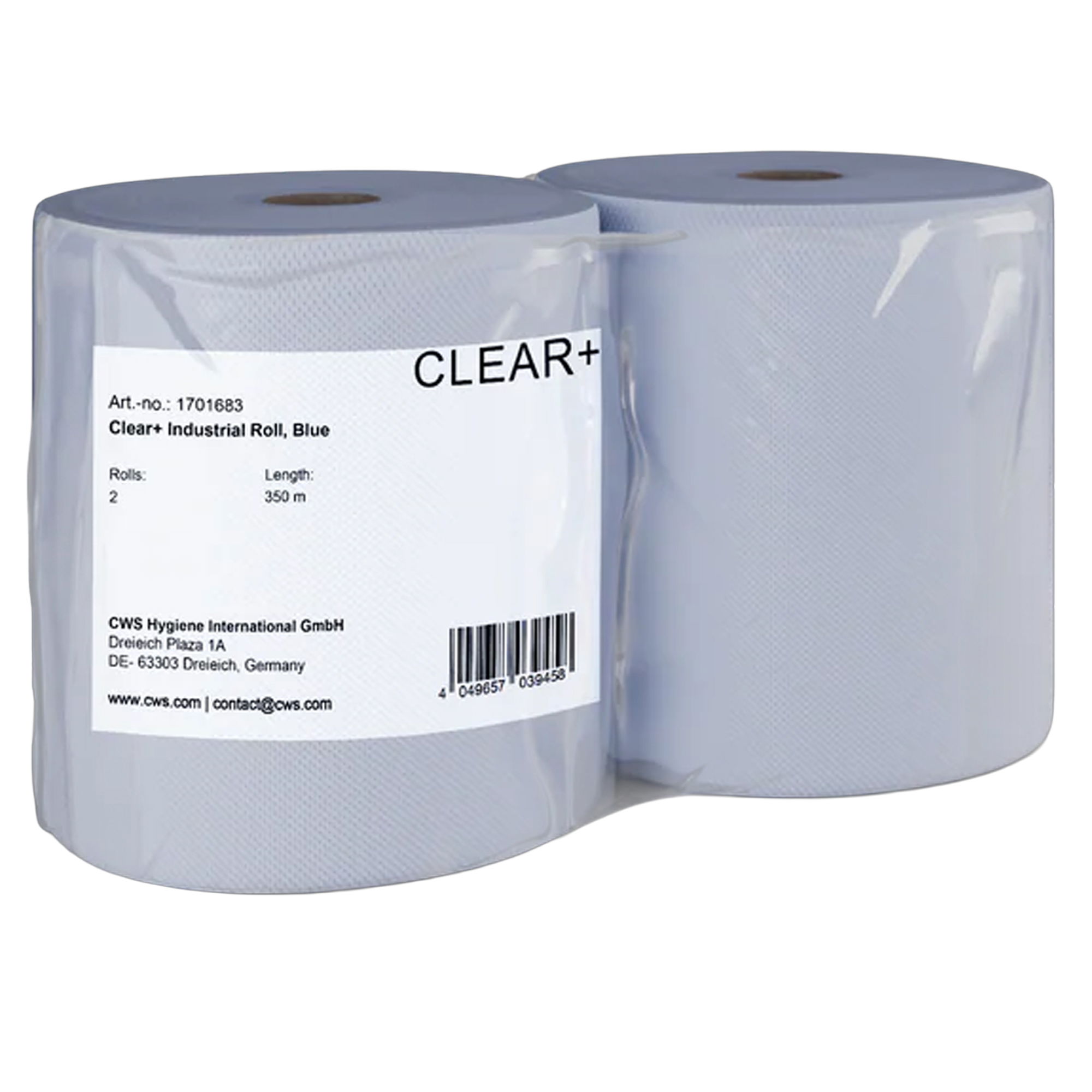 Industriewischtücher | 2-lagig | 1'000 Blatt | 350 m x  22 cm | Clear+