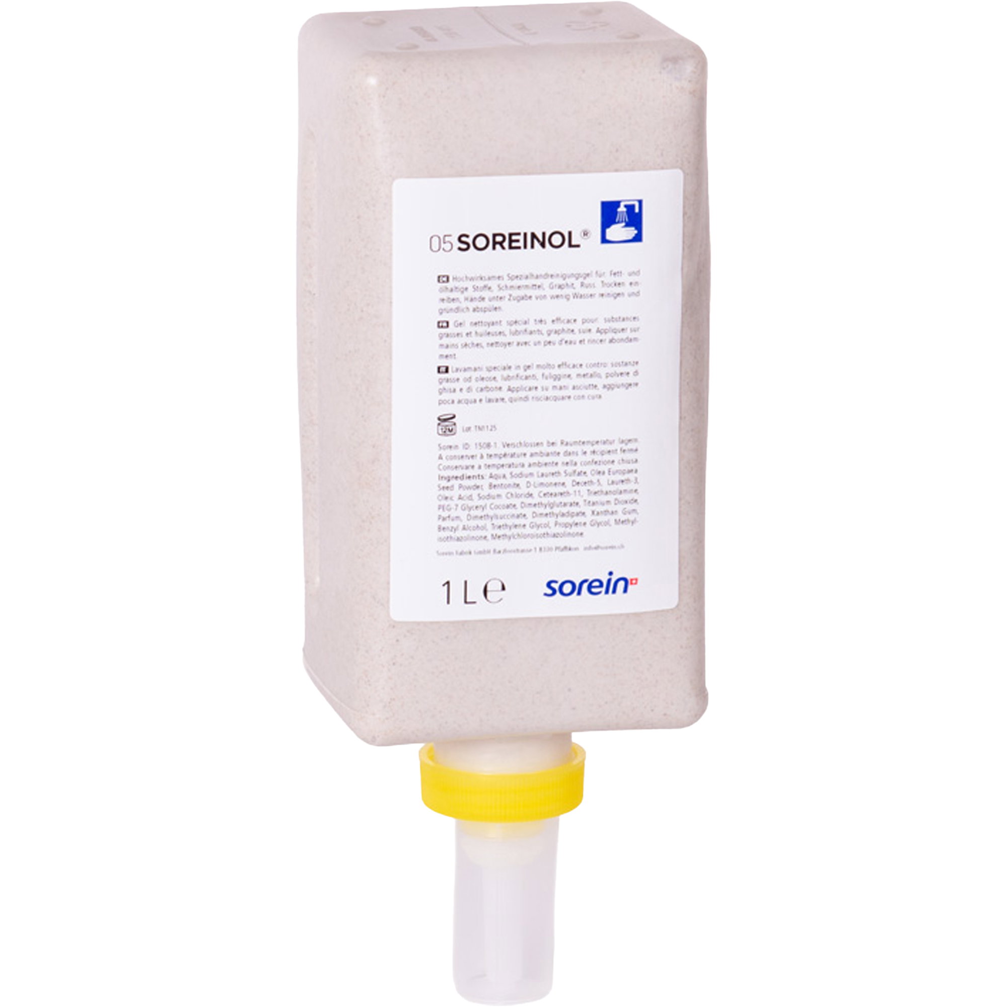 Handwaschpaste | 1'000 ml | mit Olivenkernmehl | sorein Soreinol