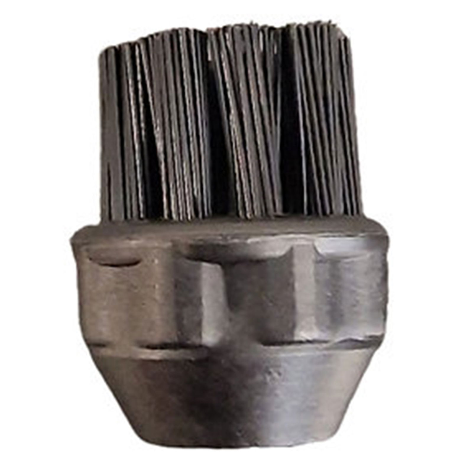 Round brush black with plastic bristles DAMPF DRACHE