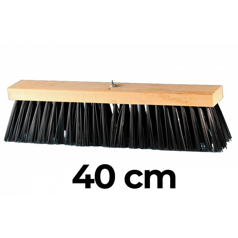 Plastic street broom 40 cm