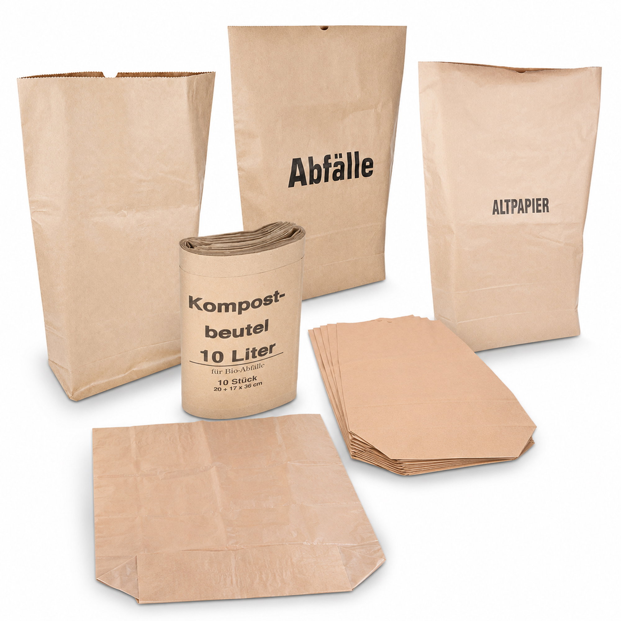 Papierbeutel | diverse Grössen | Recycling | kompostierbar