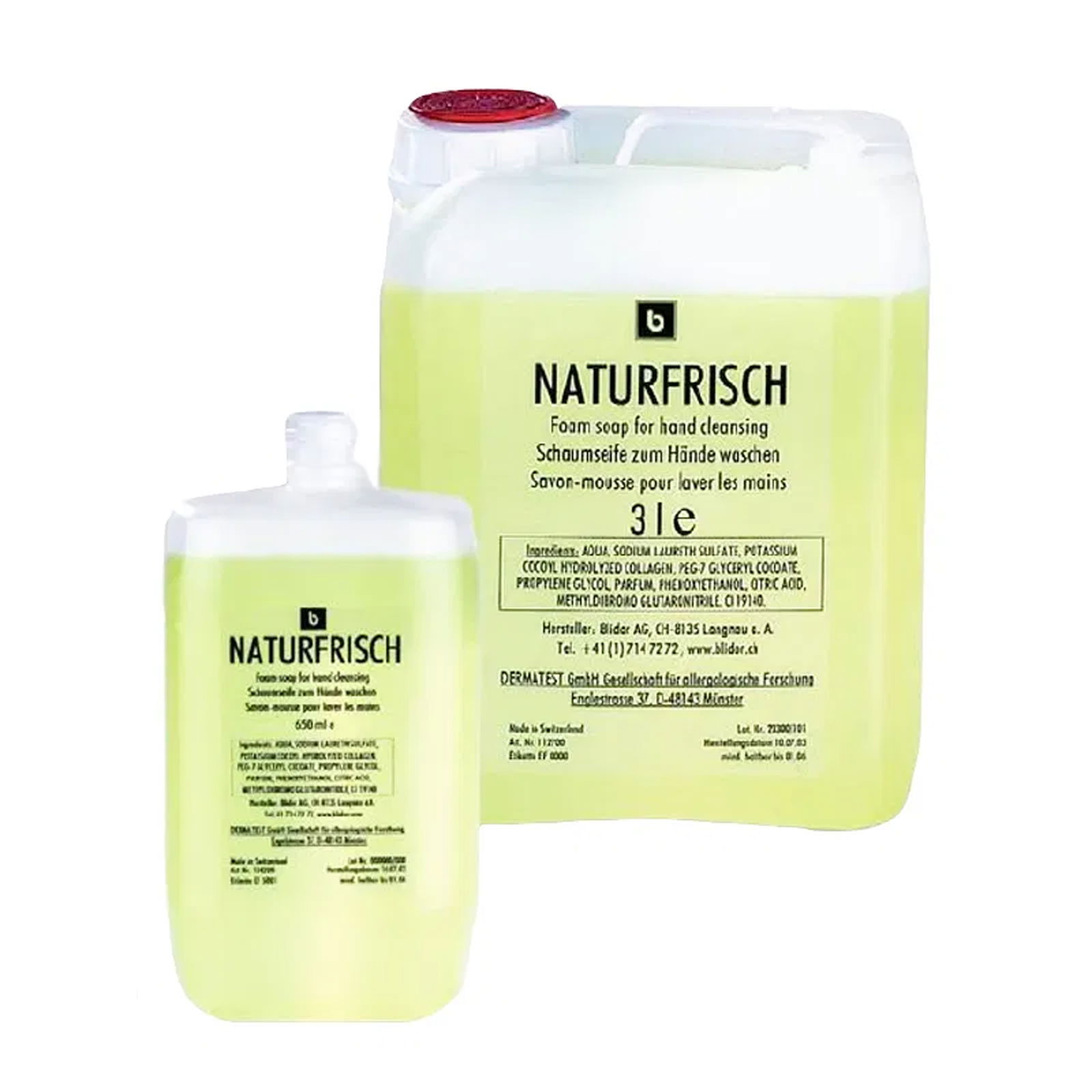 Savon mousse fraîcheur naturelle