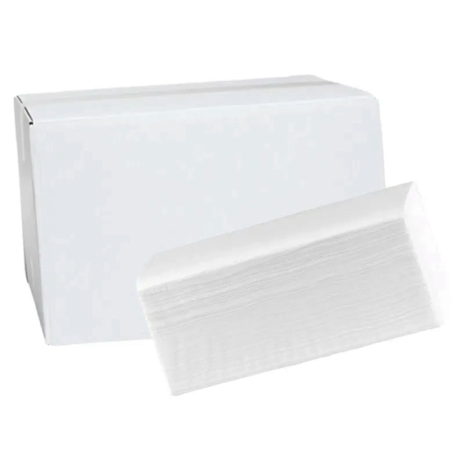 Palette Papierhandtücher V-Falz Zellstoff 2-lagig