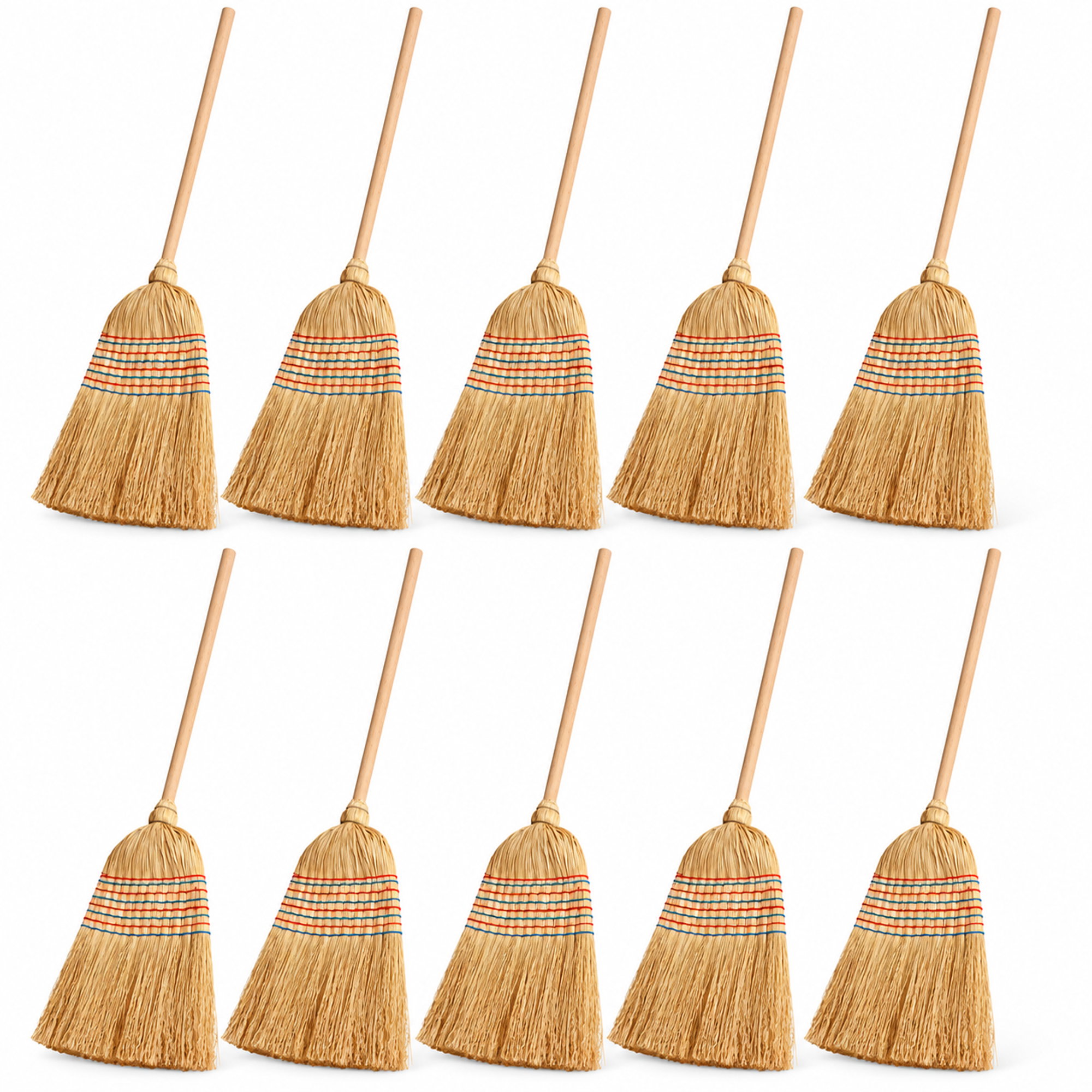 Reisbesen 8-Band | Buchenholz | 105 cm