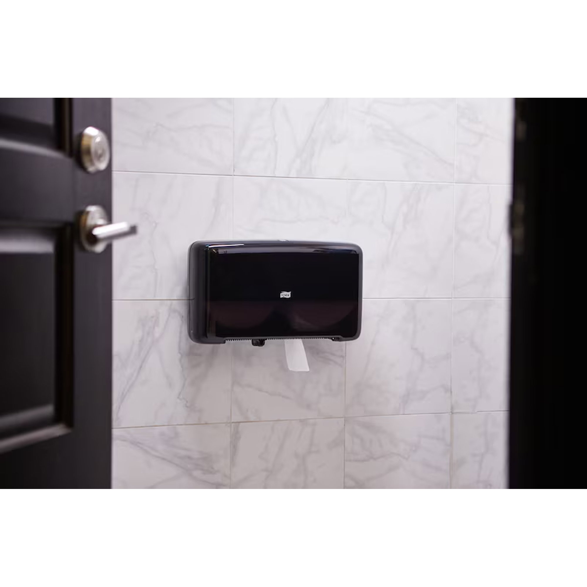 Papiertuchspender, Schwarz, Wandmontage, Seifenspender, Tuchspender