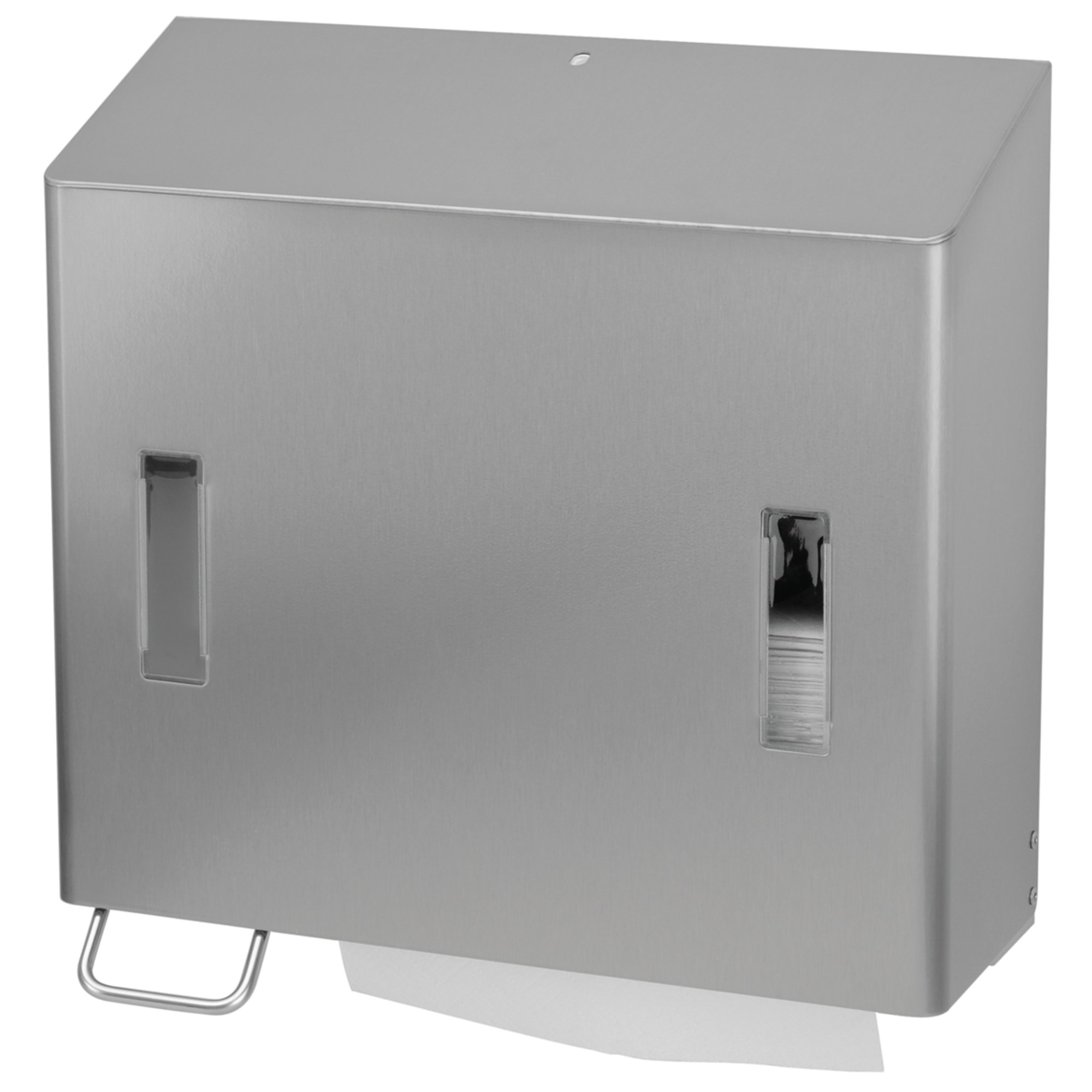 Edelstahl, Papiertuchspender, Wandmontage, rechteckige Box, Metallgehäuse