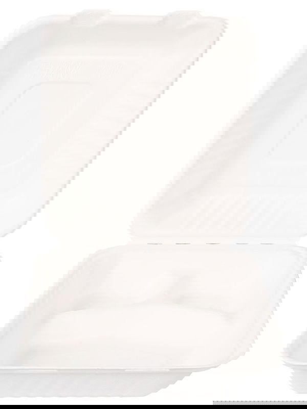 BIO Take-Away-Box 3-teilig Zuckerrohr