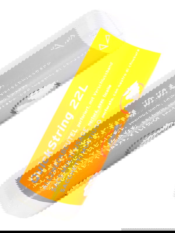 Abfallsäcke transparent mit Verschlussband