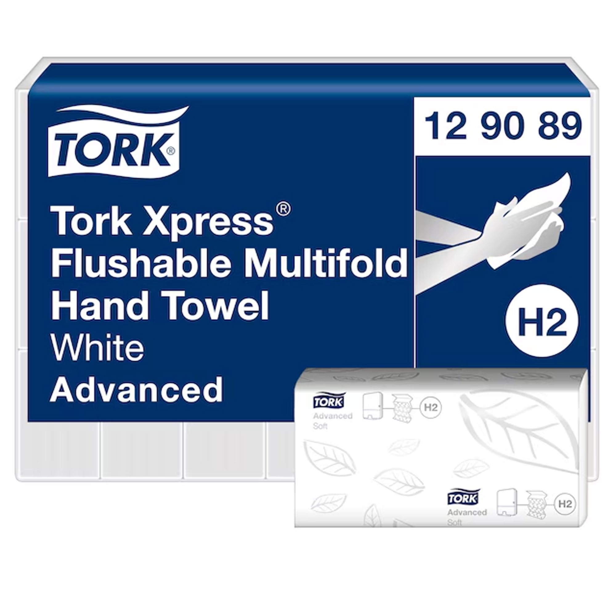 Papierhandtücher Z-Falz | 2-lagig | Zellstoff | Tork 129089 H2