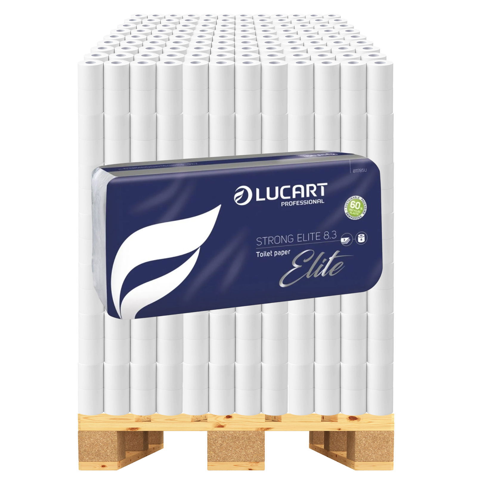 Lucart Strong Elite 8.3 Papier toilette 3 plis 250 feuilles