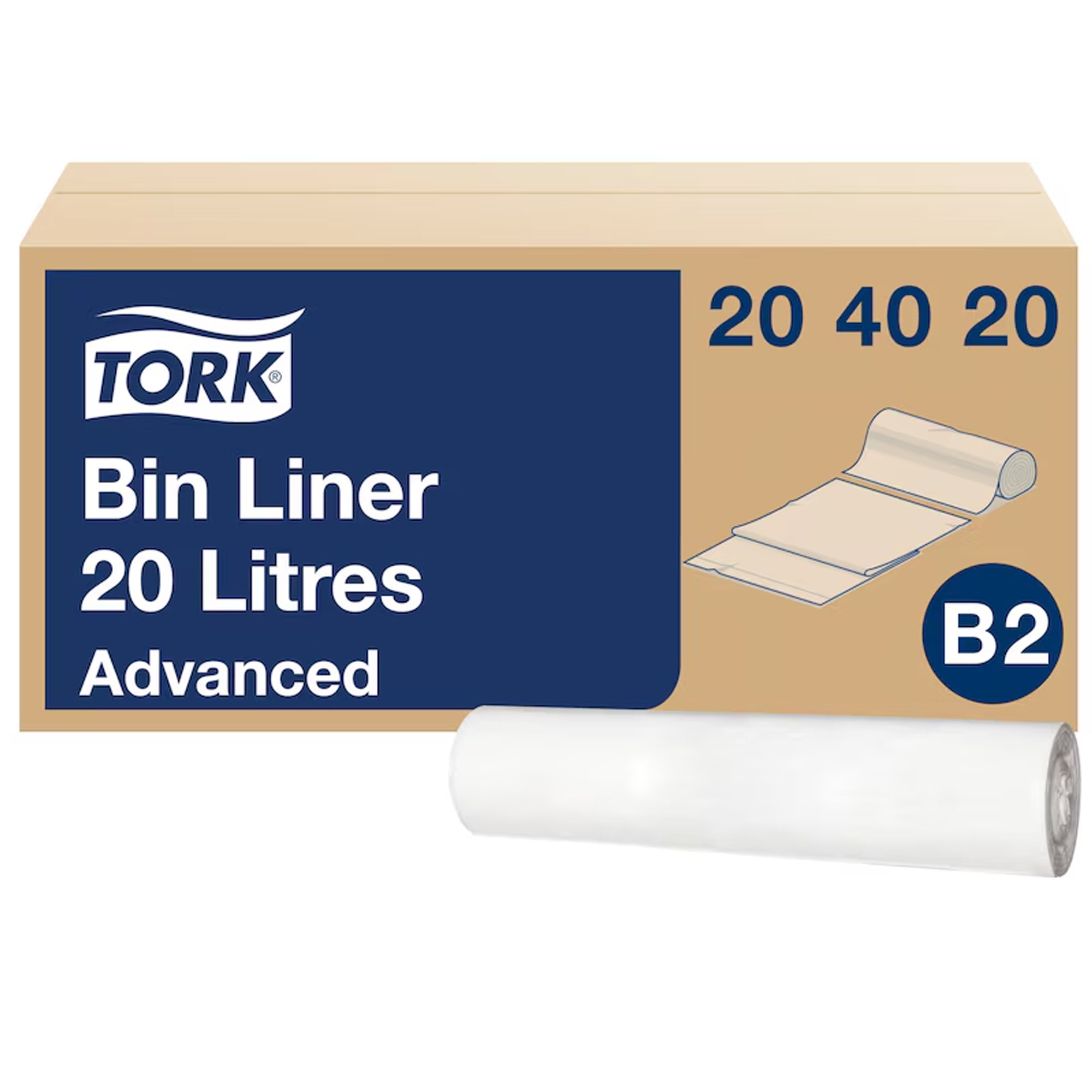 Tork 20 l Abfallsäcke Weiß B2