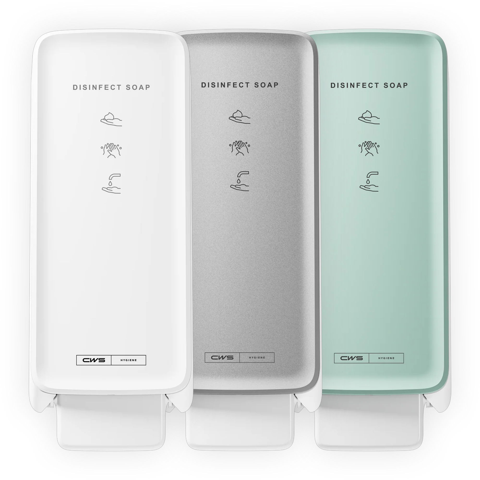 Schaumseifenspender | 600 ml | Manuell | CWS PureLine Disinfect Foam