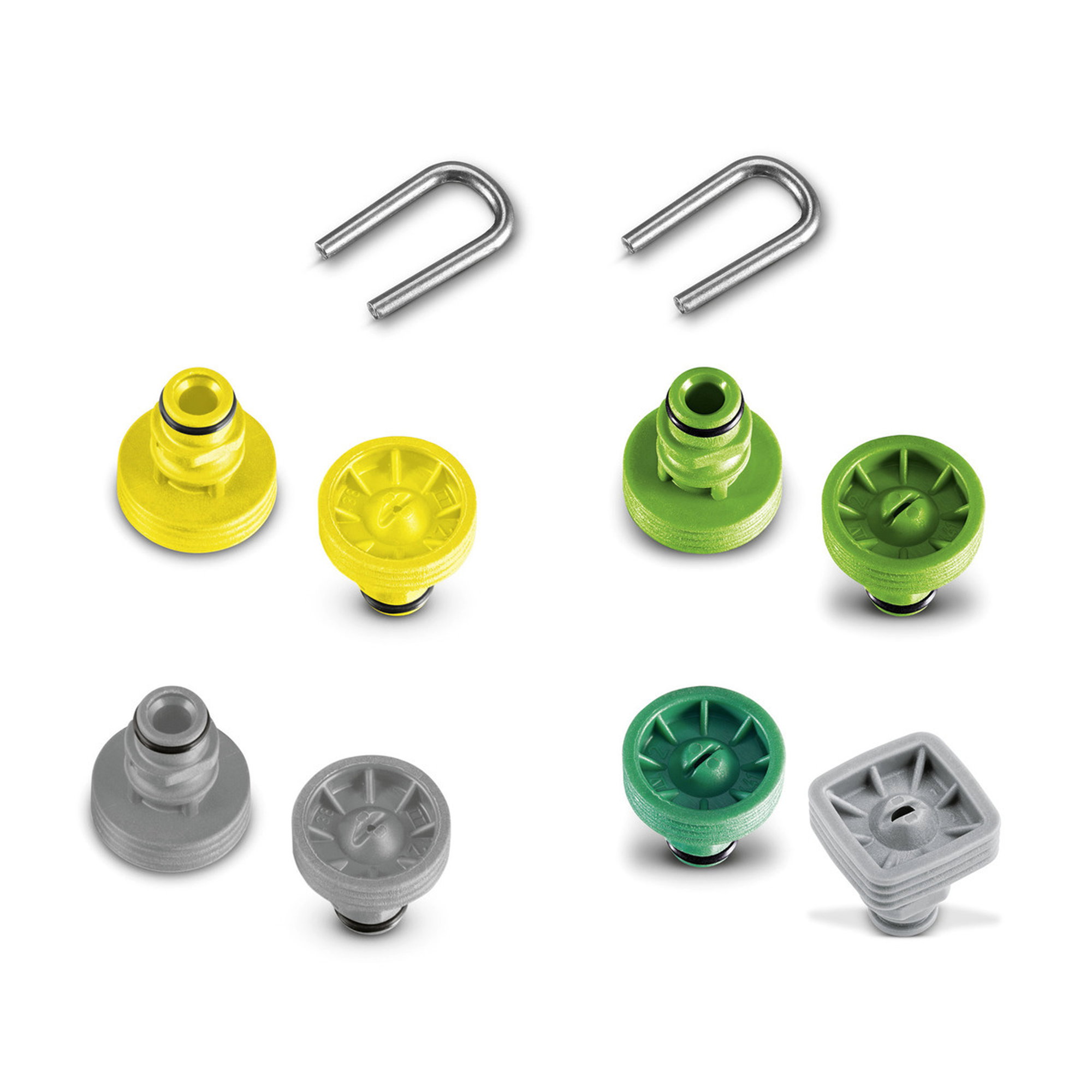 U-Bolt, Haken, Augenbolzen, Schrankknauf, farbiger Deckel